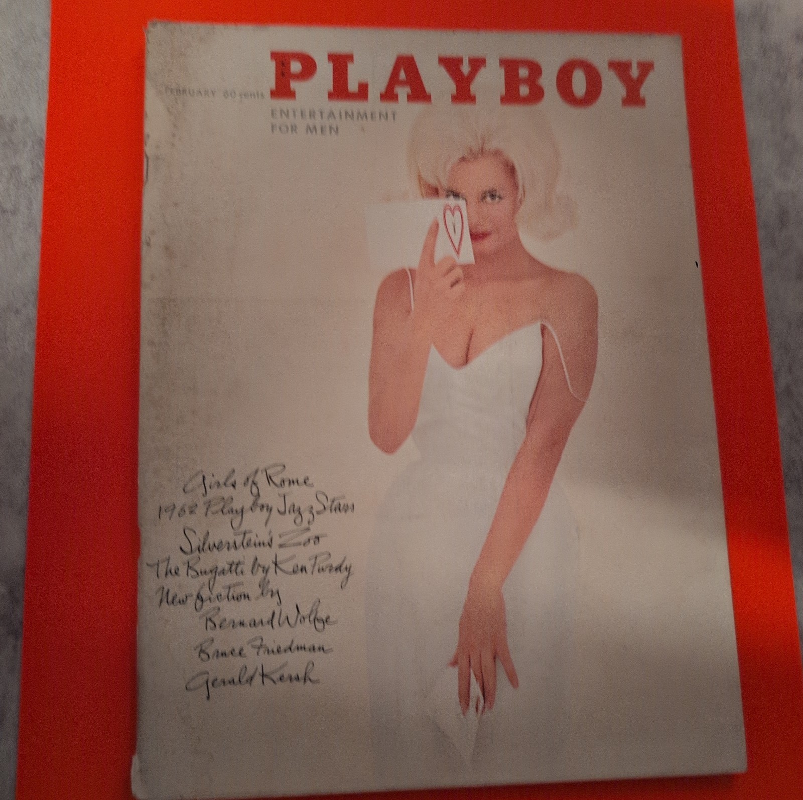 February 1962 Vintage Playboy Magazine with Centerfold Vintage 2 February 1962 Vintage Playboy Magazine with Centerfold Vintage 2
