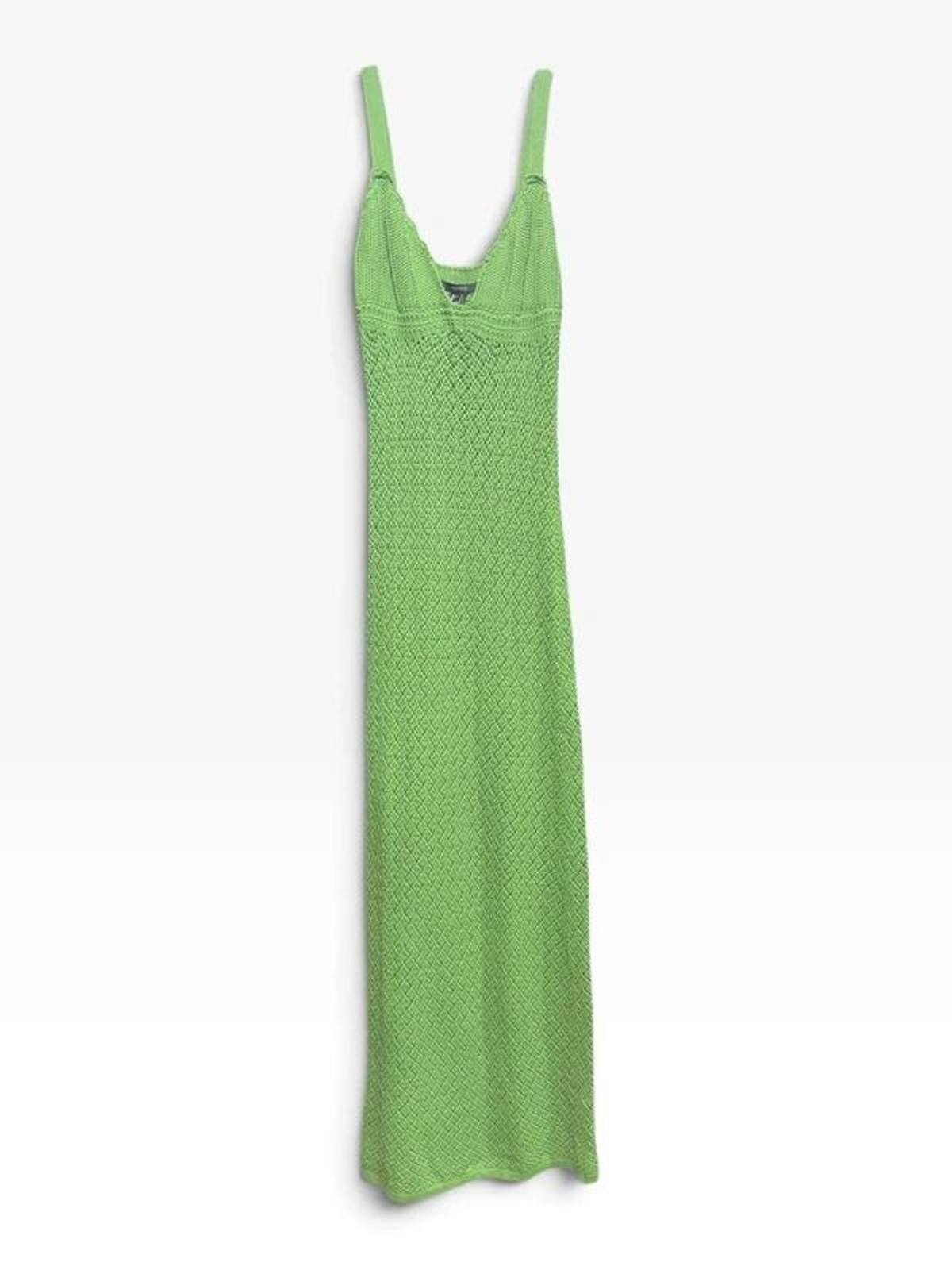 Vintage Forever 21 Dress Maxi Crochet Green Size Small Fitted Vintage Forever 21 Dress Maxi Crochet Green Size Small Fitted
