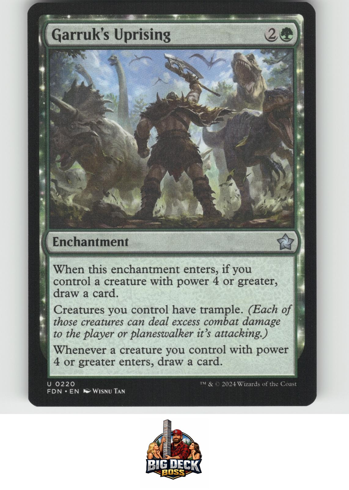 Garruk\'s Uprising Foundations Uncommon 220 MTG NM/M