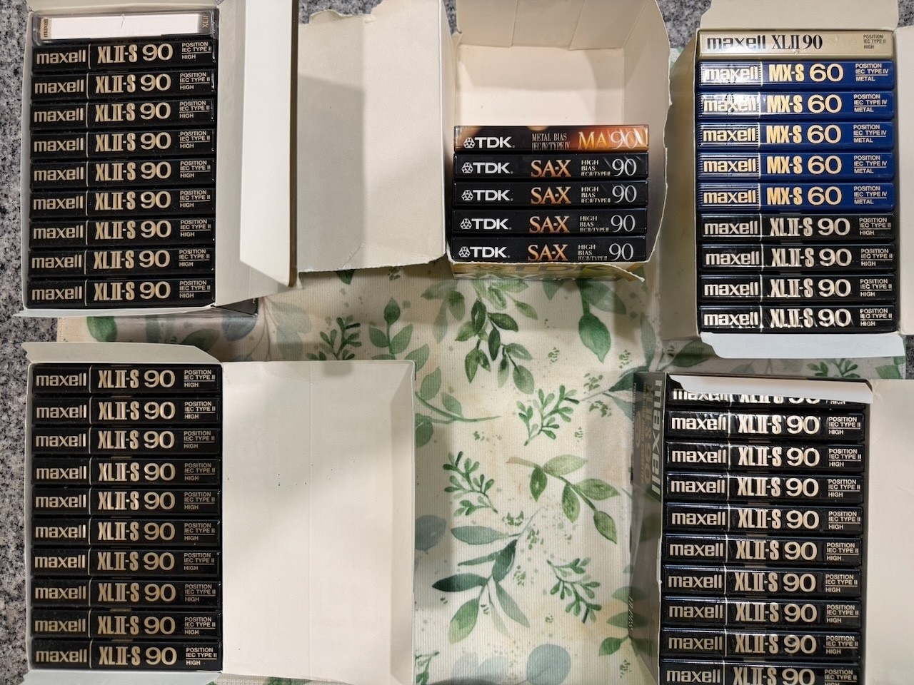 Premium Blank Cassette Tapes - Maxell & TDK Premium Blank Cassette Tapes - Maxell & TDK