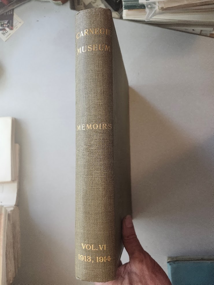 Vintage Original Carnegie Museum Memoirs Volume 1913-1914 Living Fossil Fishes Vintage Original Carnegie Museum Memoirs Volume 1913-1914 Living Fossil Fishes