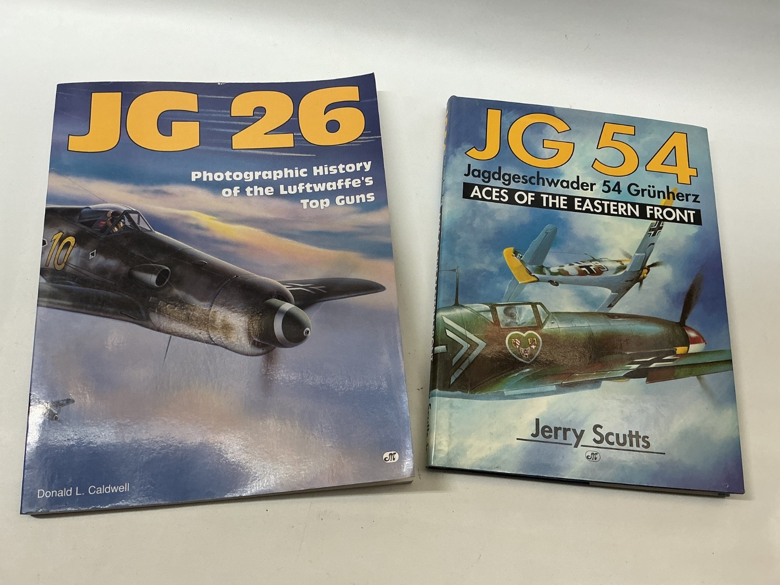 2 books - JG 54 Grünherz - Scutts - AND - JG 26 Photographic History - Caldwell* 2 books - JG 54 Grünherz - Scutts - AND - JG 26 Photographic History - Caldwell*