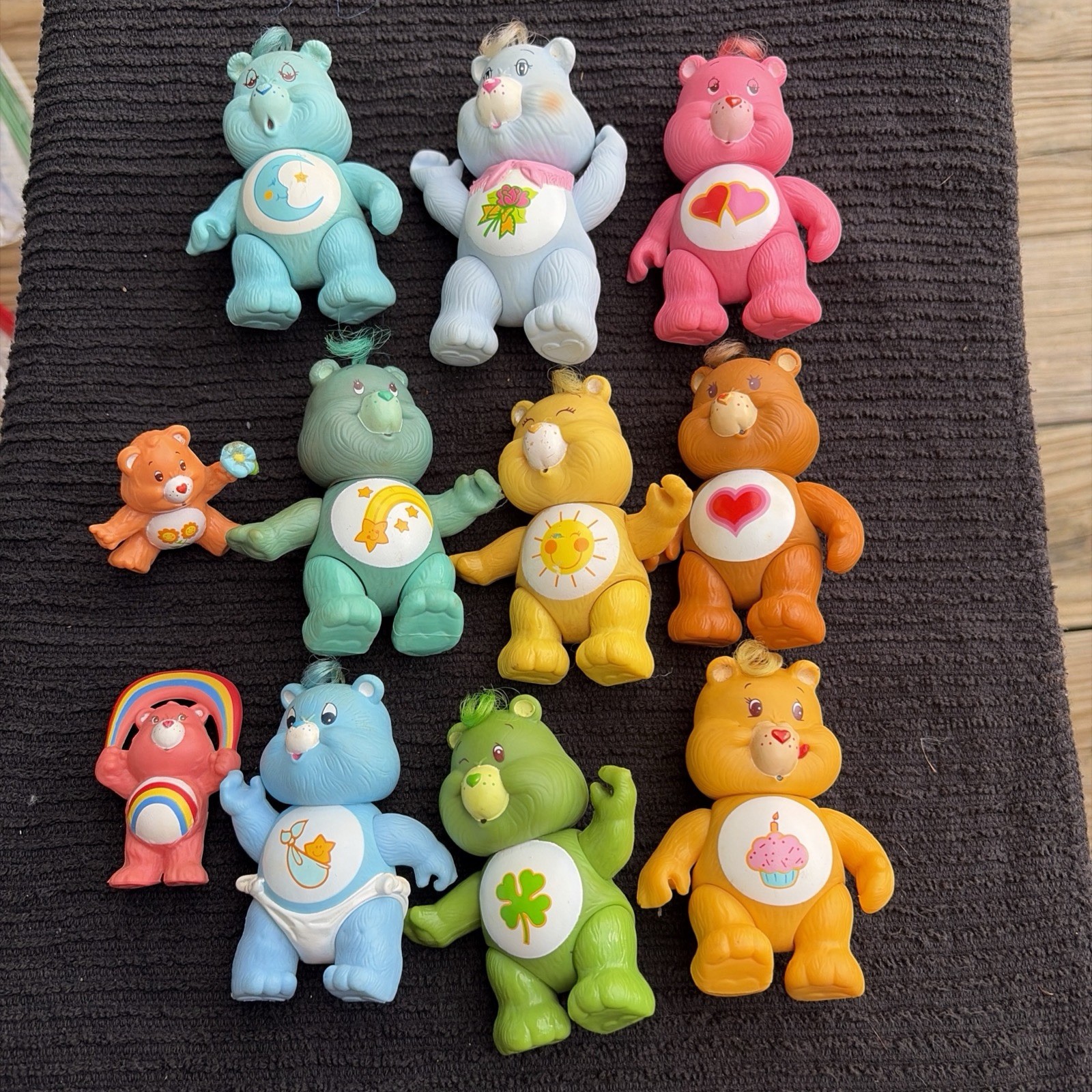 Vintage 1980s Kenner Care Bears PVC Mini Figure Lot of 11 Vinyl Mixed Lot Vintage 1980s Kenner Care Bears PVC Mini Figure Lot of 11 Vinyl Mixed Lot