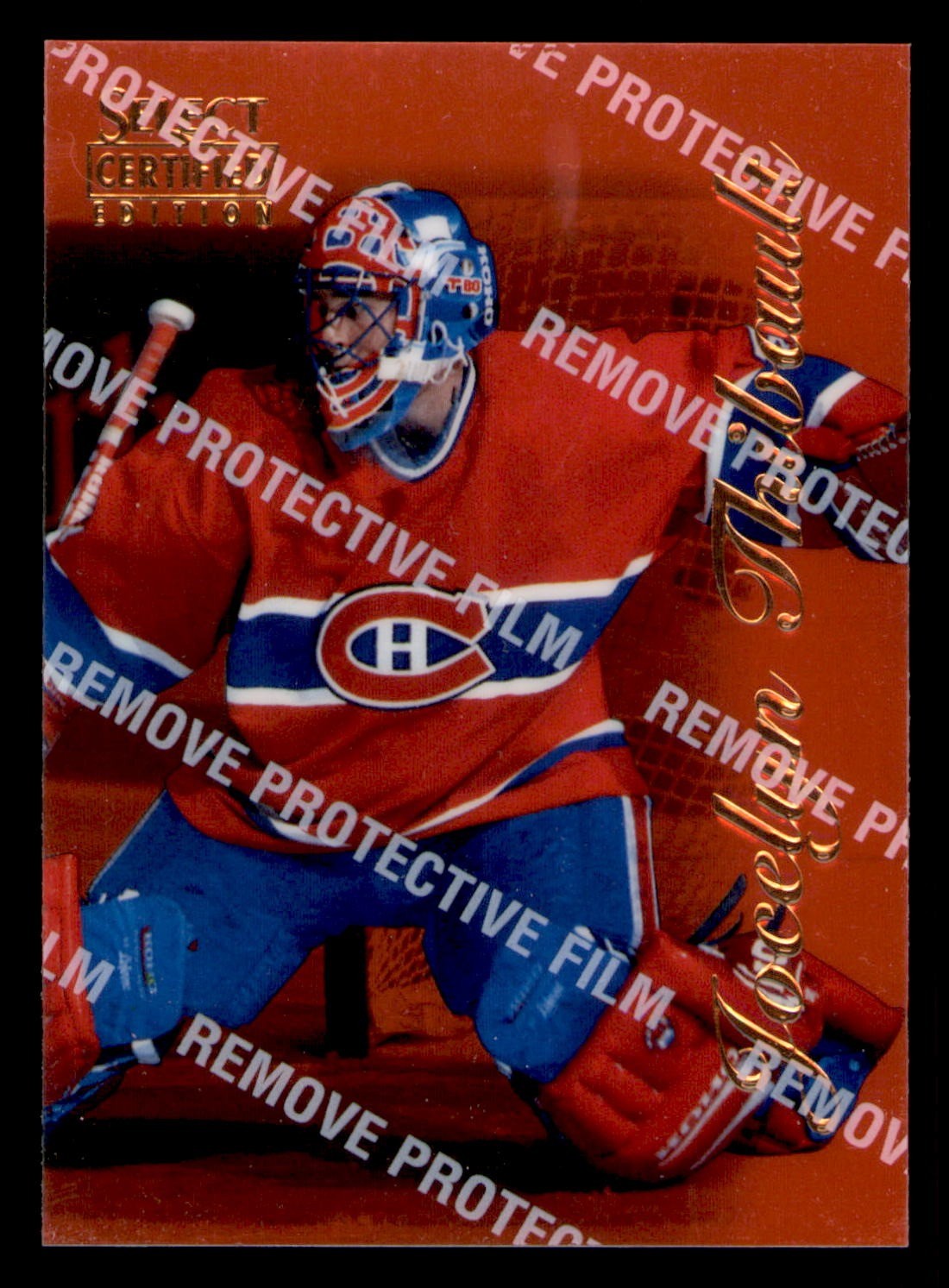 1996-97 Select Certified Red #3 Jocelyn Thibault Canadiens