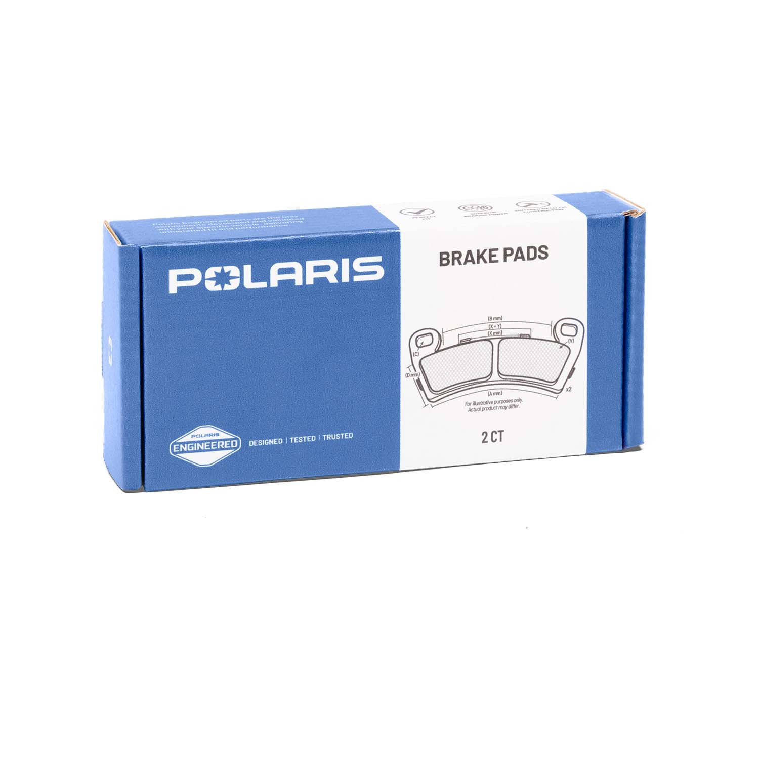 Polaris High Performance Brake Pads (2 Qty) - One Wheel, Part 2207835