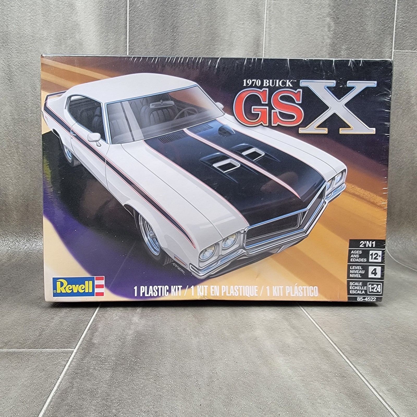 Revell Buick GSX 2`n1 1970 1:24 Scale Car Model Kit - White (85-4522)