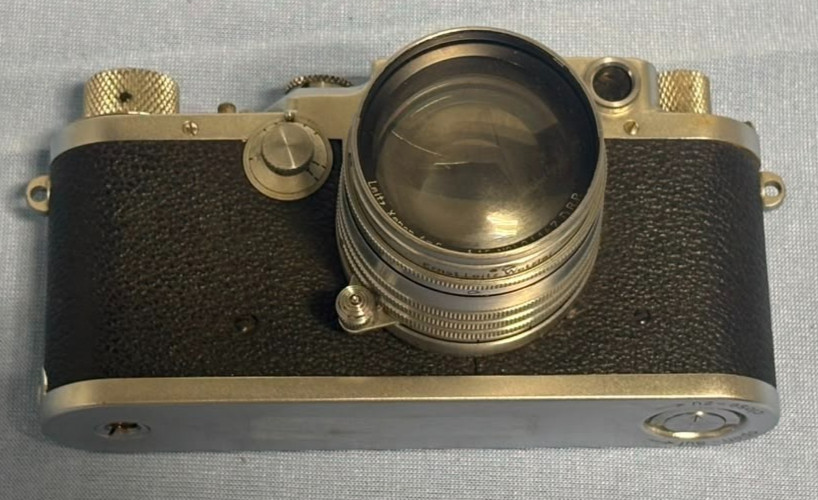 Leica D.R.P. Ernst Leitz Wetzlar Camera 426258 w/ Xenon f=5 cm 1:1.5 Lens 491147