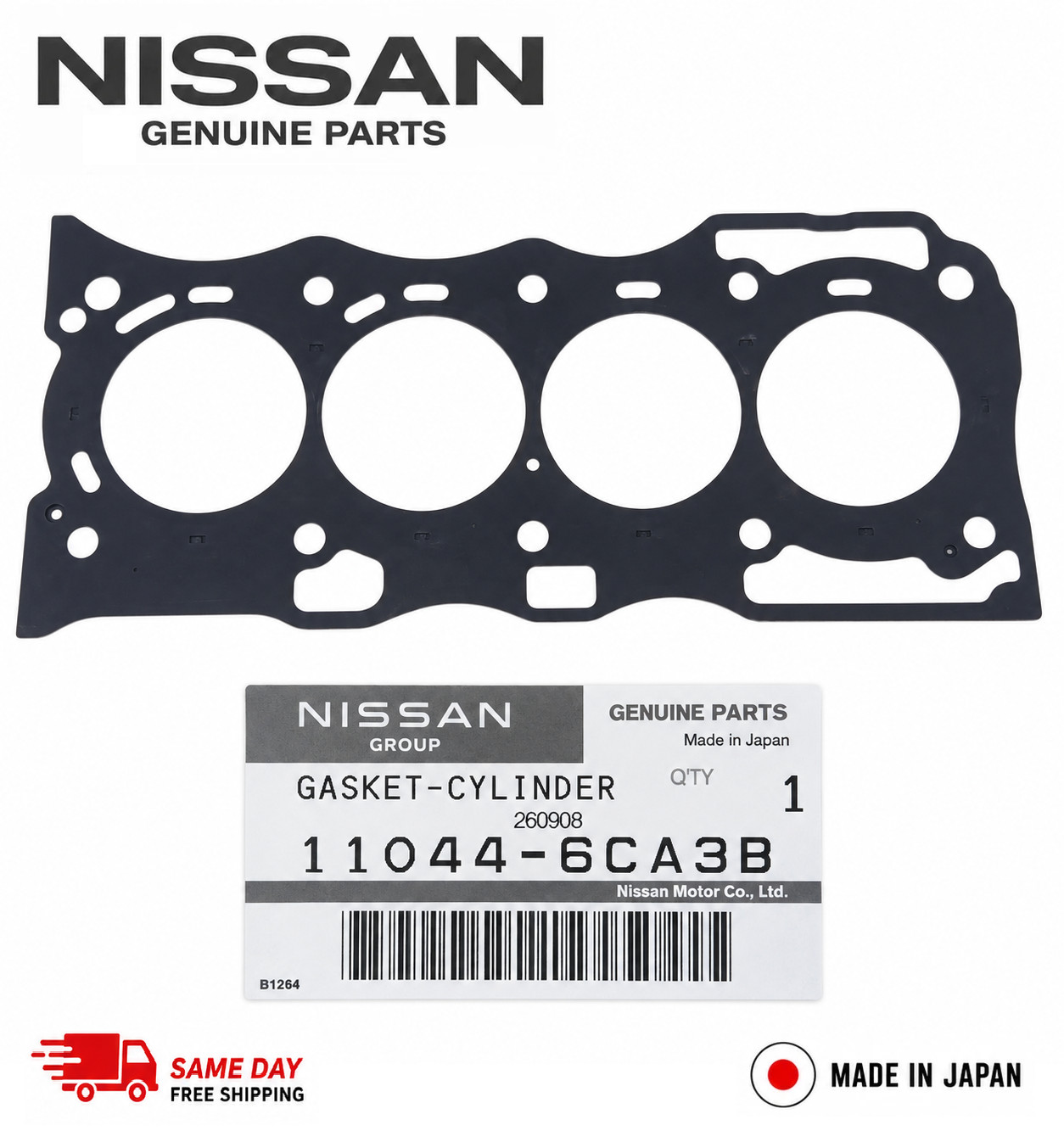Genuine Nissan Head Gasket 11044-6CA3B NEW OEM