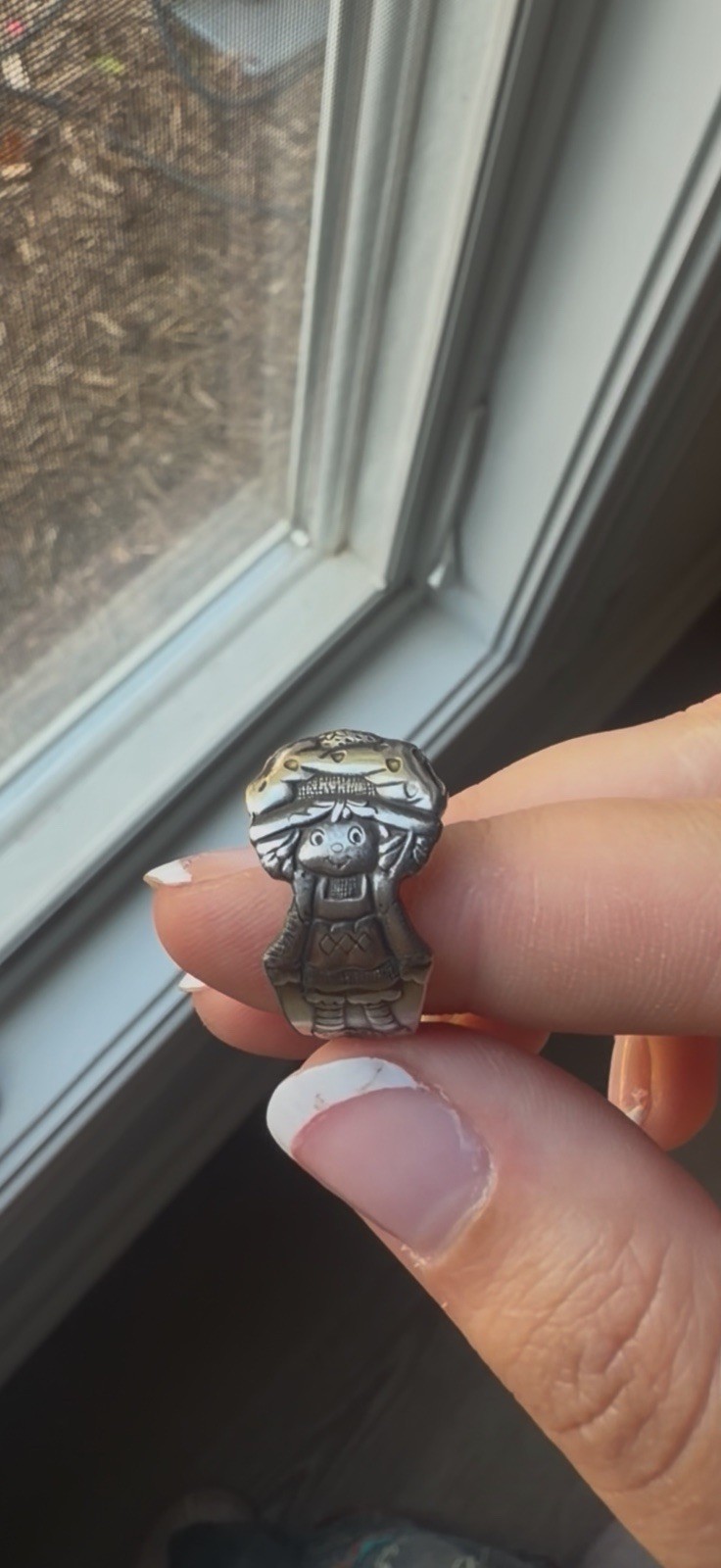 Vintage Strawberry Shortcake Spoon Ring