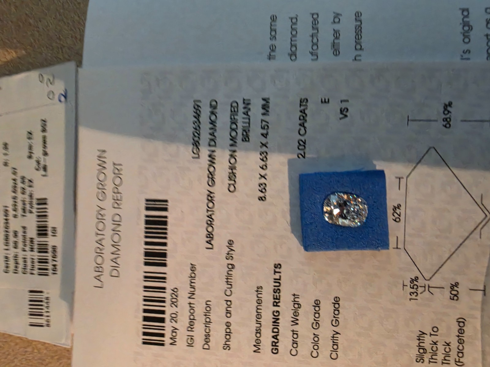 igi certified lab grown loose diamonds