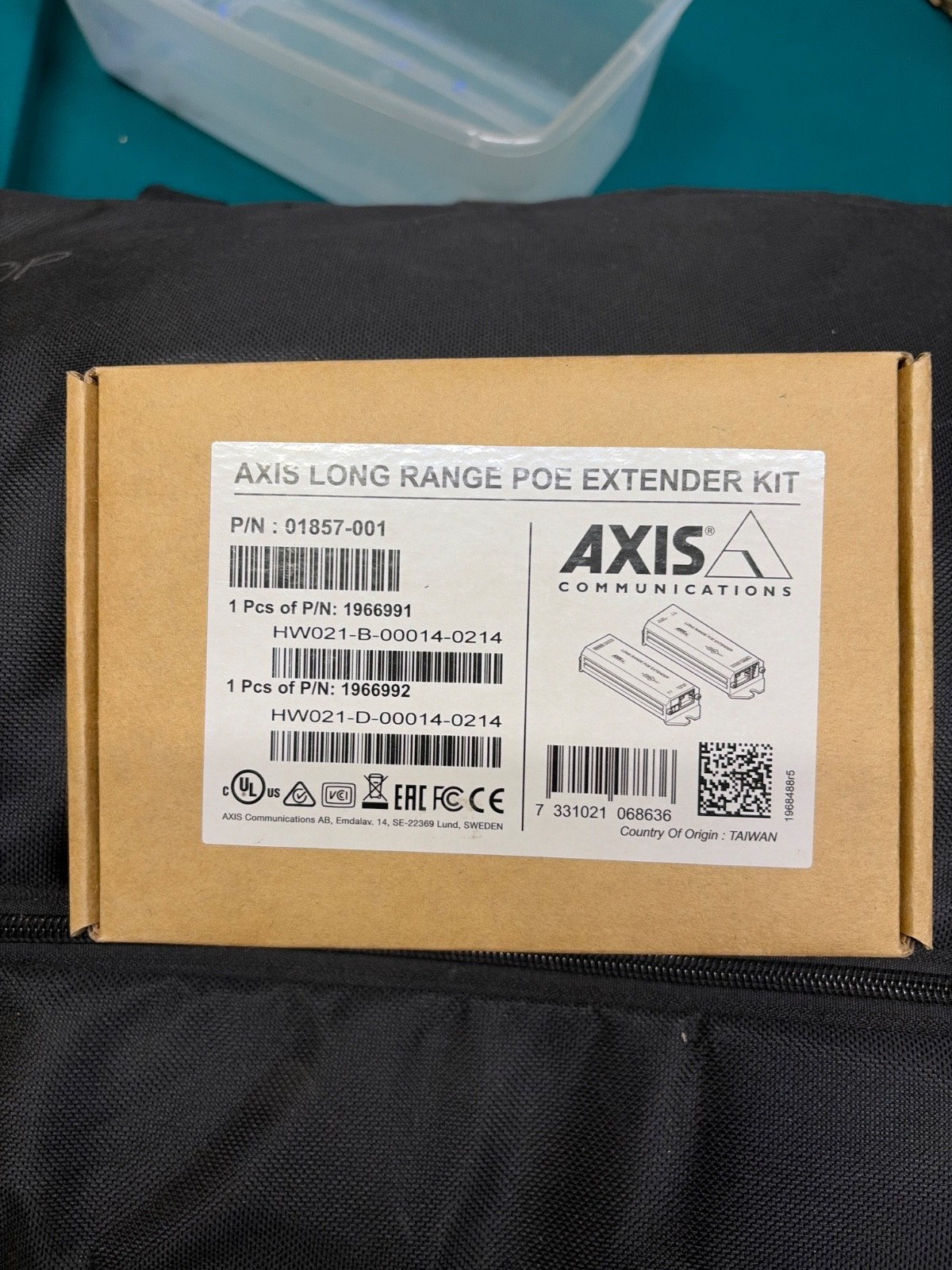 AXIS Long Range POE Extender Kit (01857- 001) | Brand New in Box | Never Used AXIS Long Range POE Extender Kit (01857- 001) | Brand New in Box | Never Used