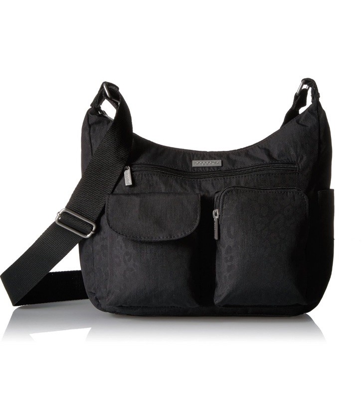 Baggallini Everyplace Bag Shoulder Bag, BLACK CHEETAH EMBOSS, One Size Baggallini Everyplace Bag Shoulder Bag, BLACK CHEETAH EMBOSS, One Size