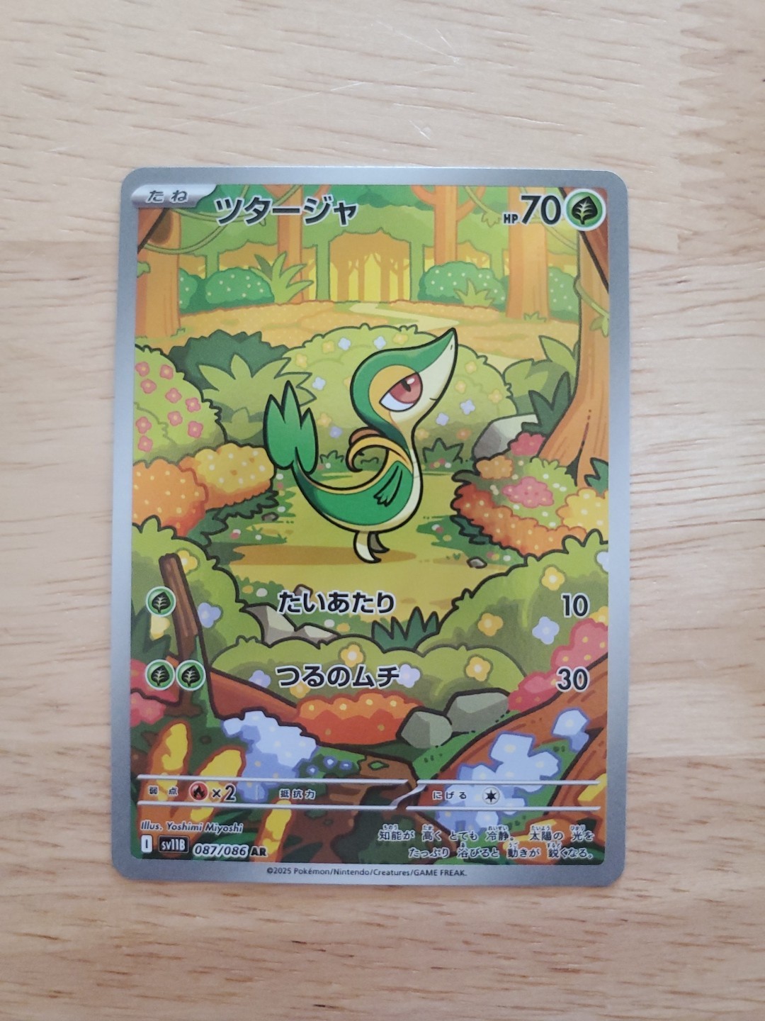 Snivy 087/086 SV11B: Black Bolt Holo (Japanese)
