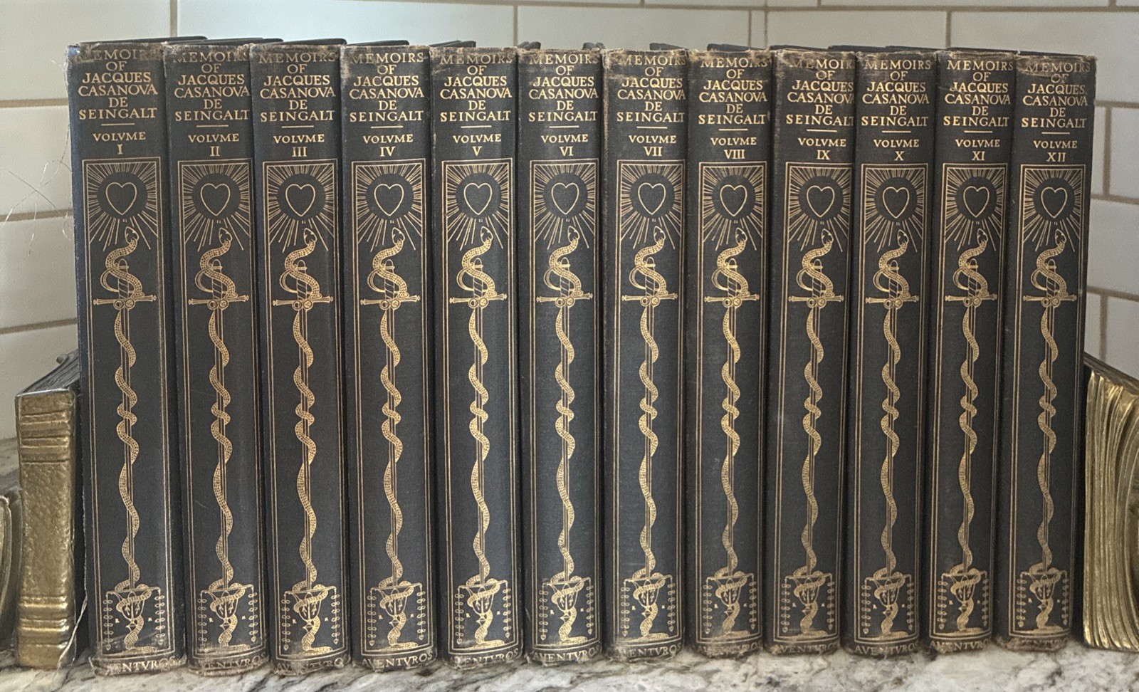 The Memoirs of Jacques Casanova in 12 Vols 1925 Rockwell Kent Signed, Limted, #d The Memoirs of Jacques Casanova in 12 Vols 1925 Rockwell Kent Signed, Limted, #d
