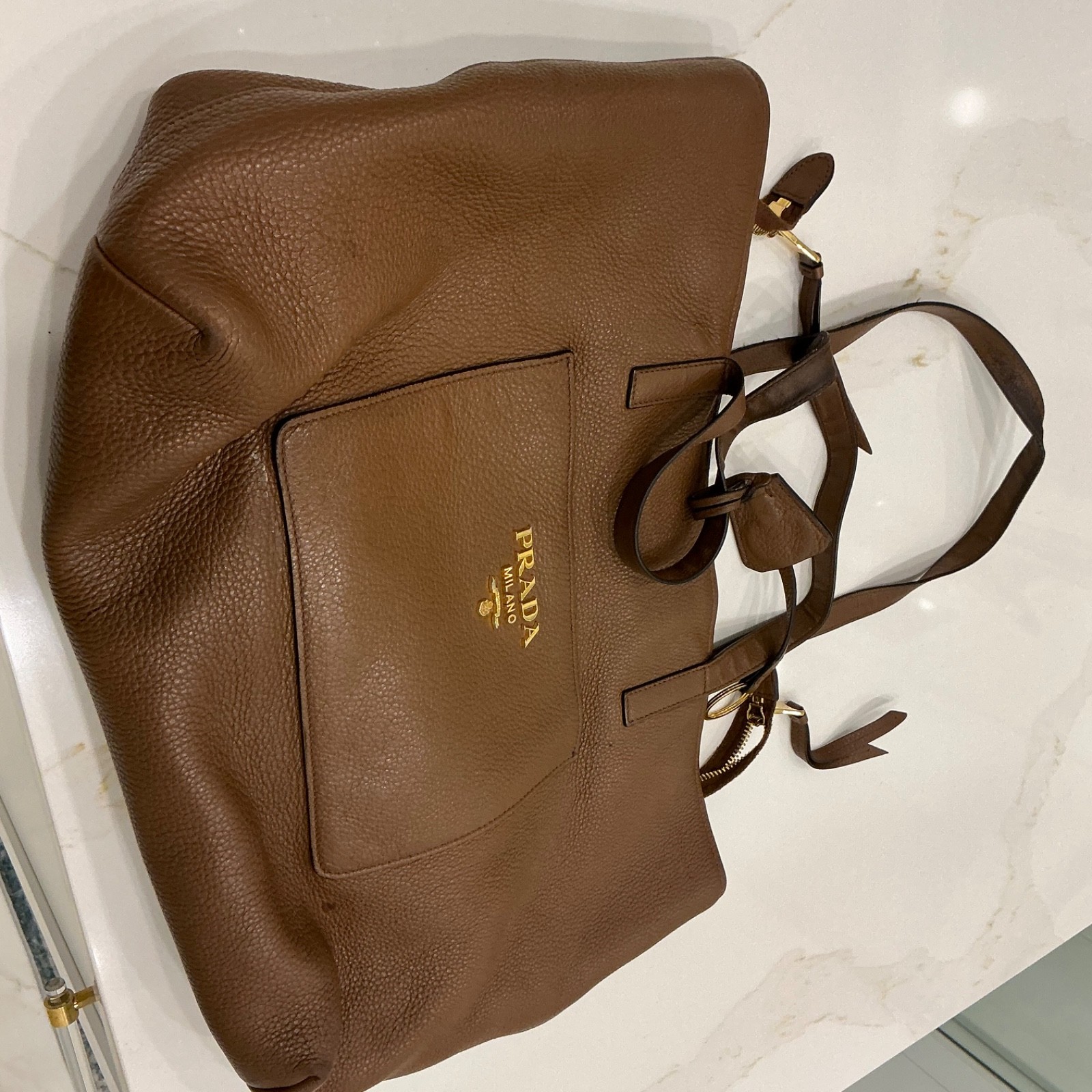 Authentic-Prada Medium Brown Tote Authentic-Prada Medium Brown Tote