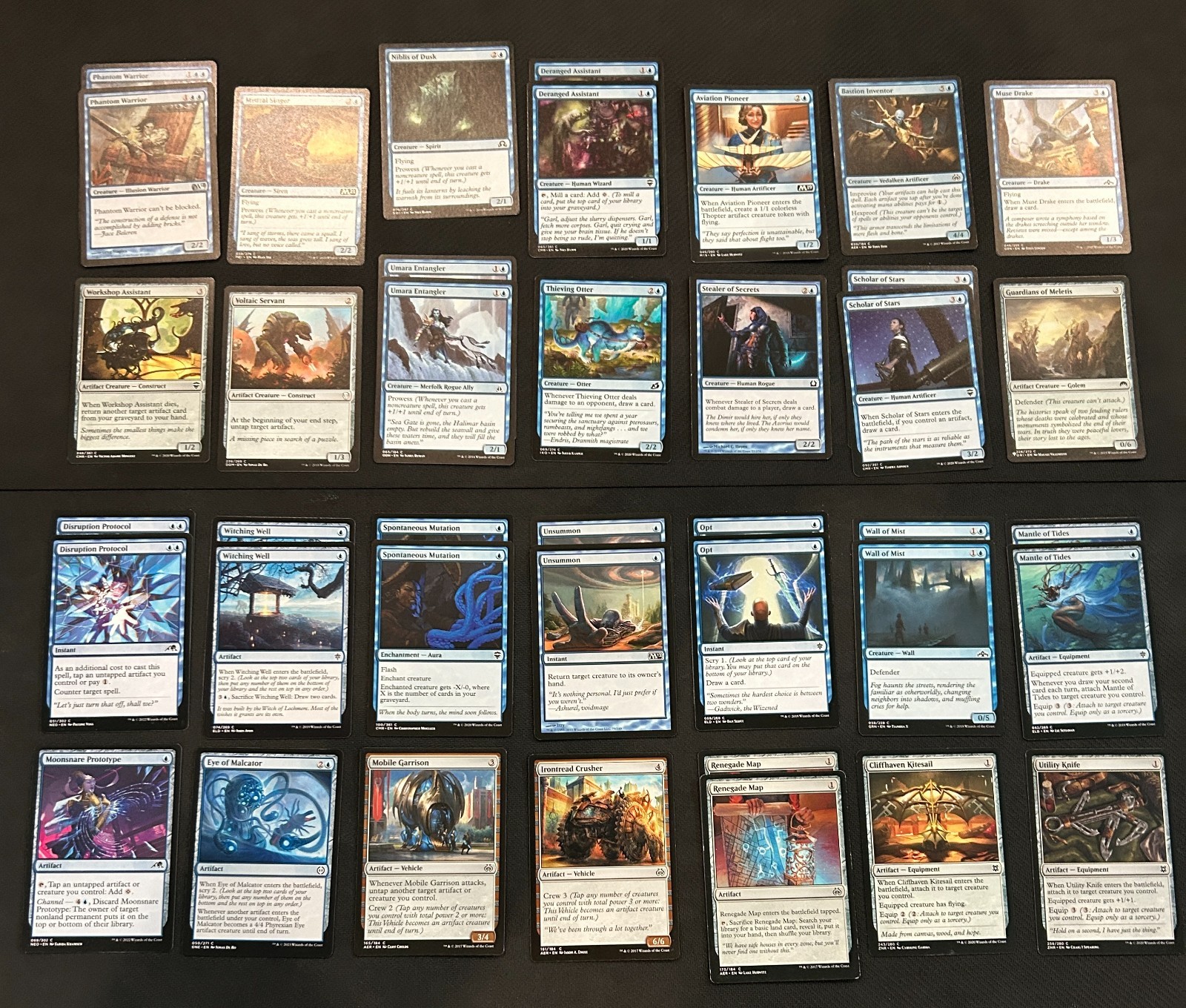 Pauper Mono Blue Artifacts - MTG Magic 60 Card Deck