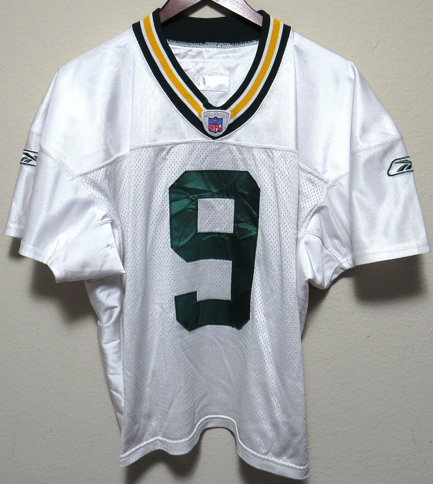 vtg Reebok JON RYAN #9 Green Bay Packers Practice Jersey sz 52 Team Issue 2000s