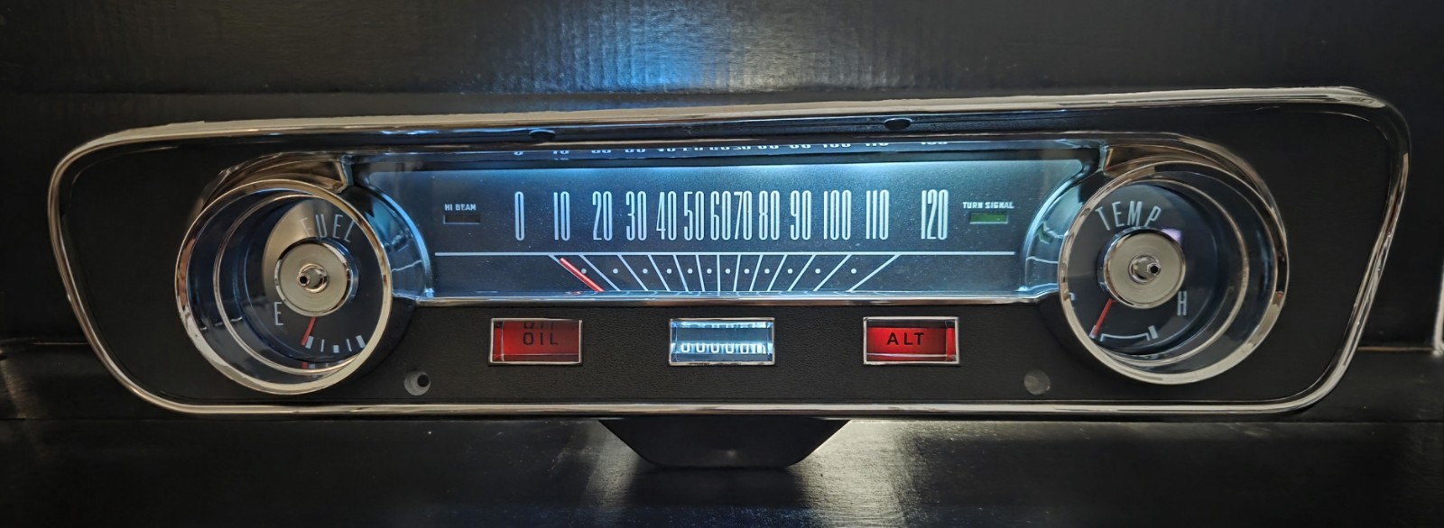 Restored Gauge Cluster for 1964-65 Mustang