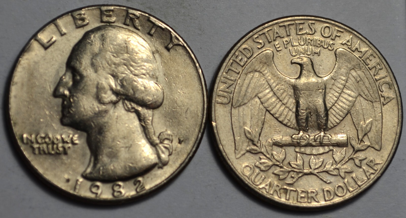 1982-P Washington Quarter (Circulated) Key Date Coin 1982-P Washington Quarter (Circulated) Key Date Coin
