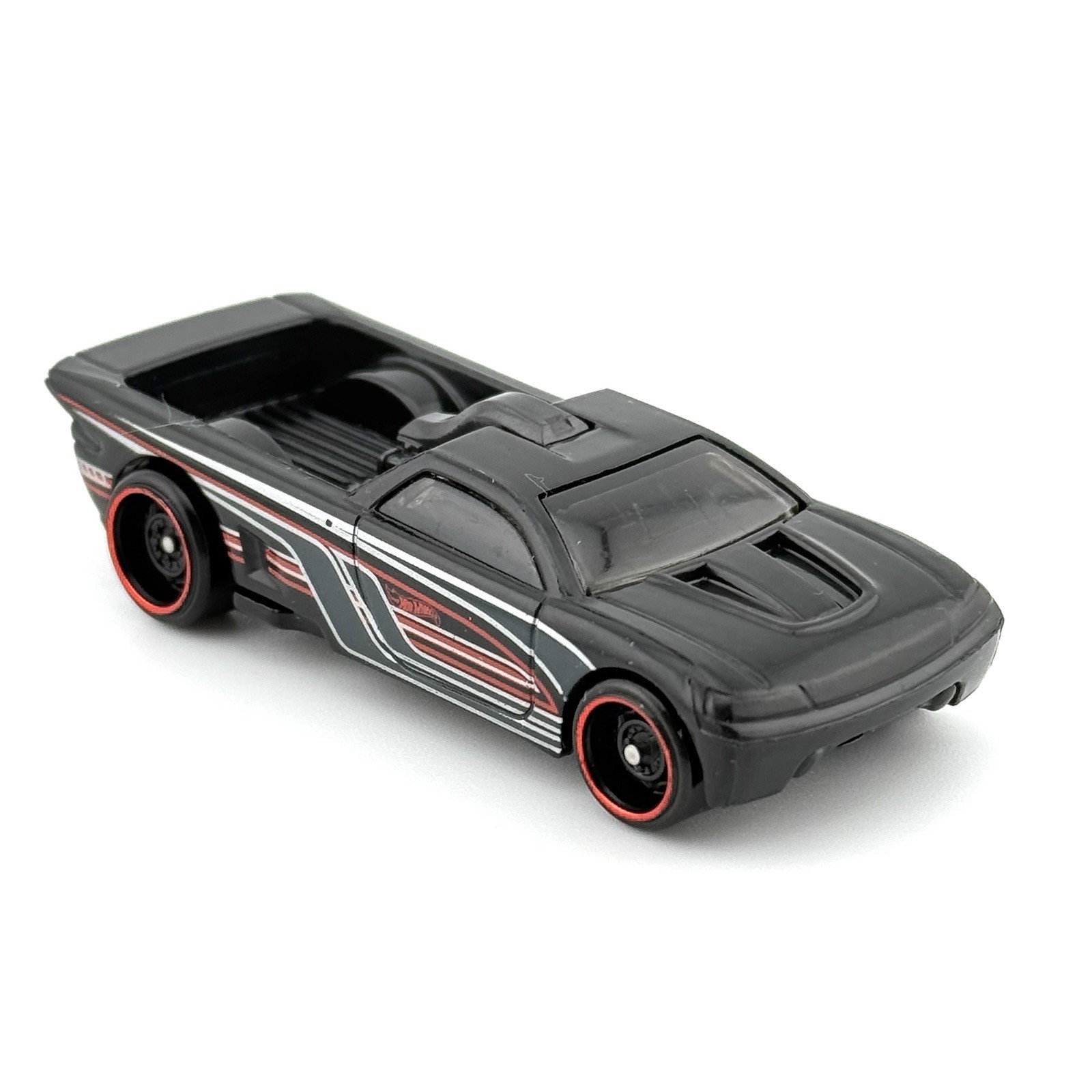 Vintage Hot Wheels 2003 Bedlam Redline Black/Red First Edition Loose