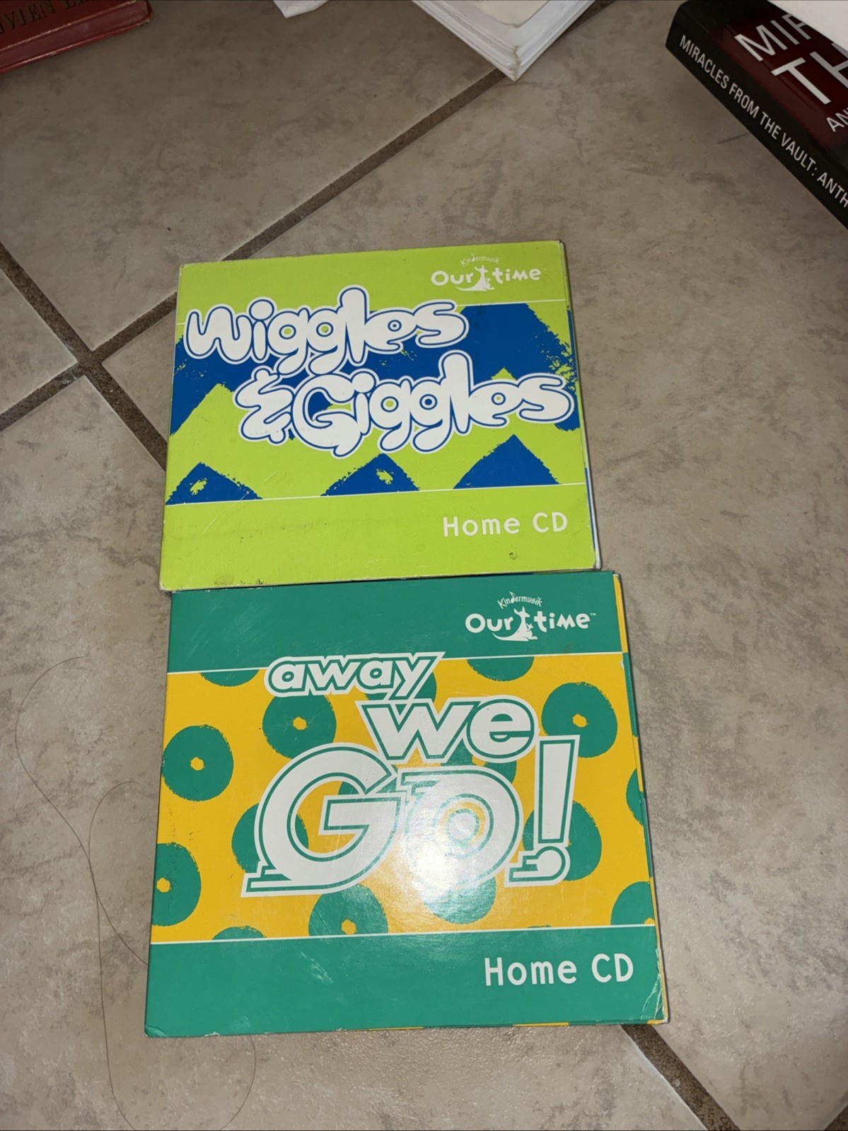 Kindermusik Our Time CDS: Away We Go, Wiggles & Giggles, 1999 Kindermusik Our Time CDS: Away We Go, Wiggles & Giggles, 1999
