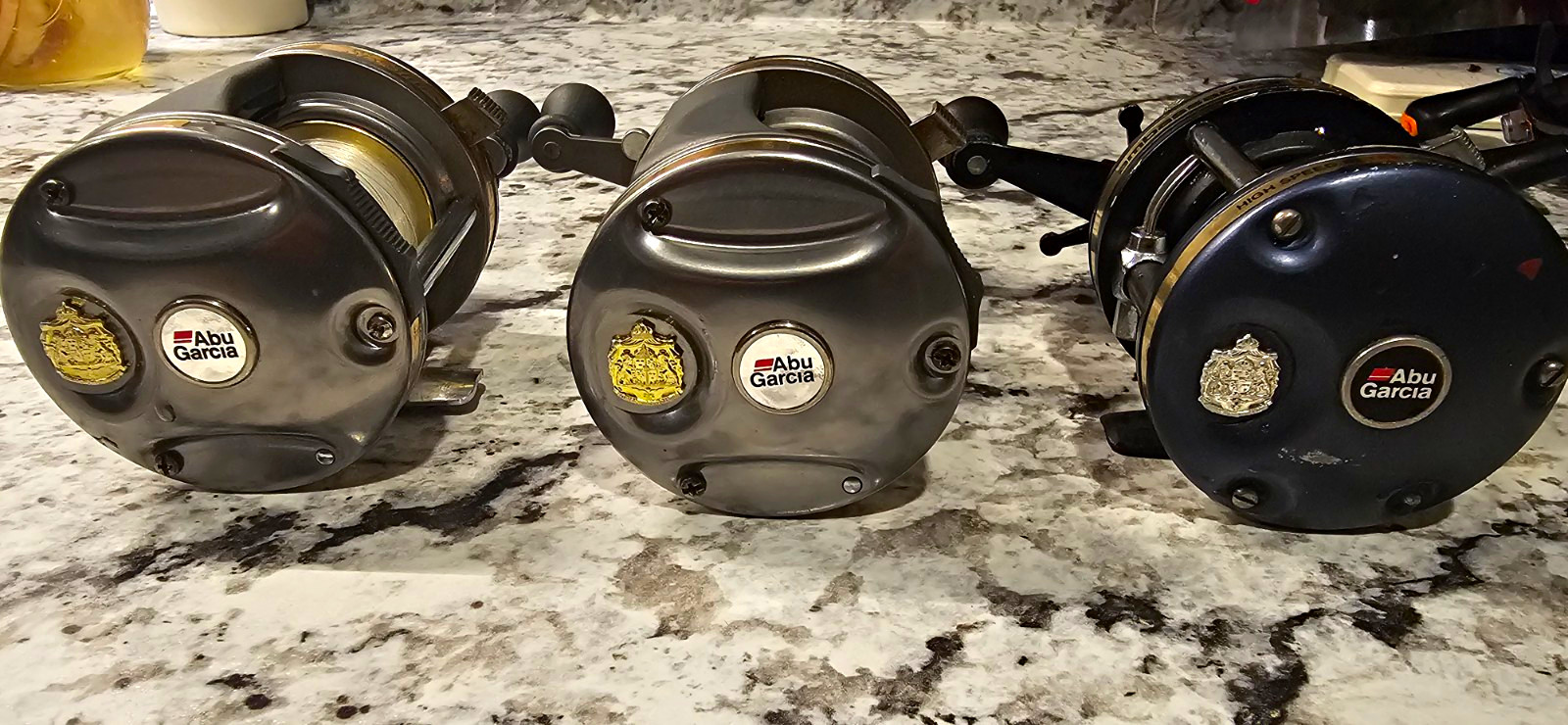 Abu Garcia Ambassadeur Six Star Vintage Casting Fishing Reels Lot of 3 Abu Garcia Ambassadeur Six Star Vintage Casting Fishing Reels Lot of 3