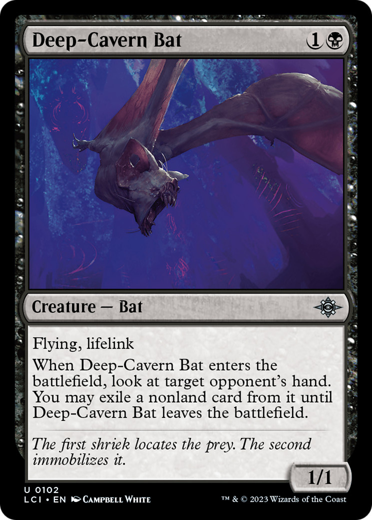 Deep-Cavern Bat Magic: The Gathering The Lost Caverns of Ixalan 102