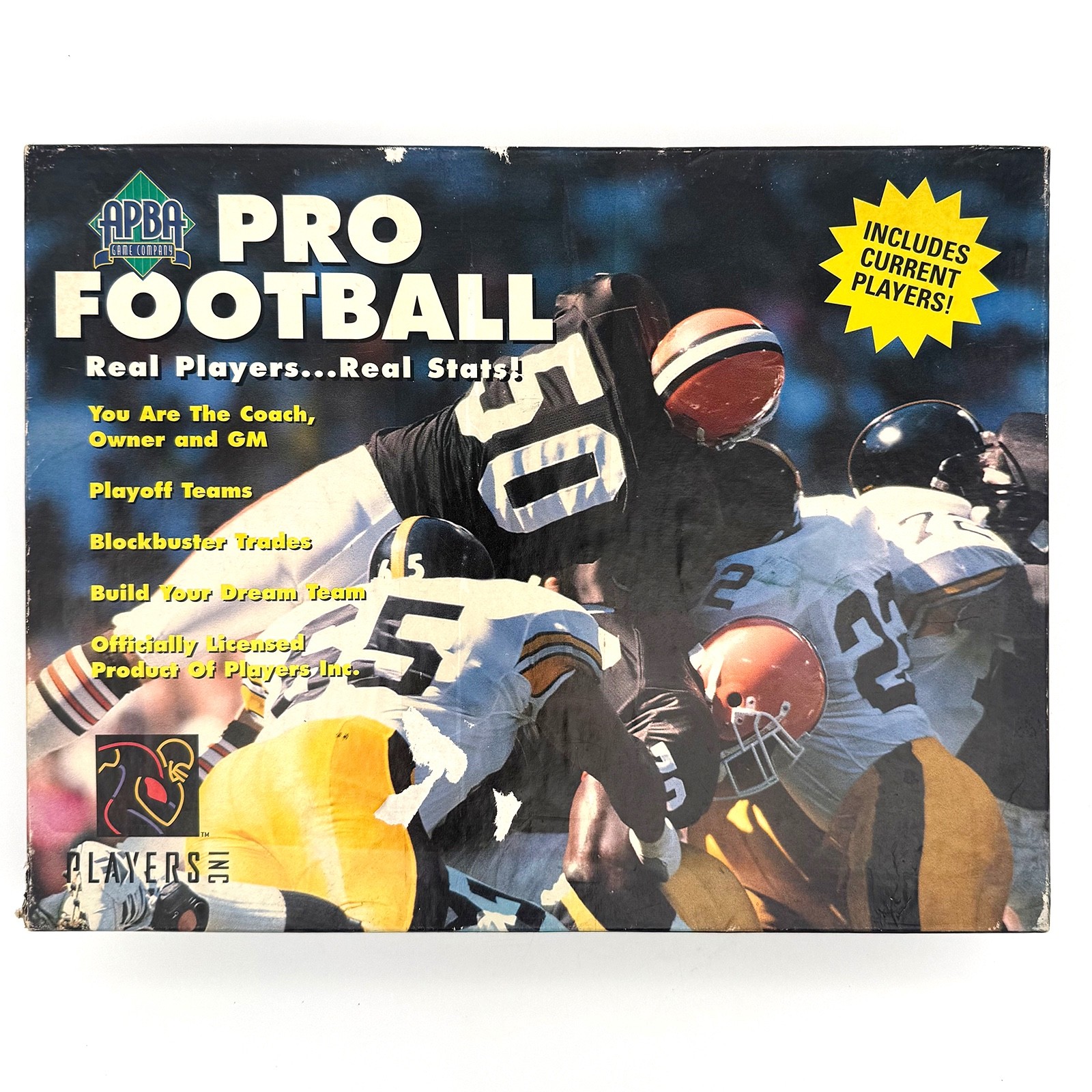 1996 APBA Pro Football Game 8 Playoff Teams Complete Cards Vintage Manual Dice