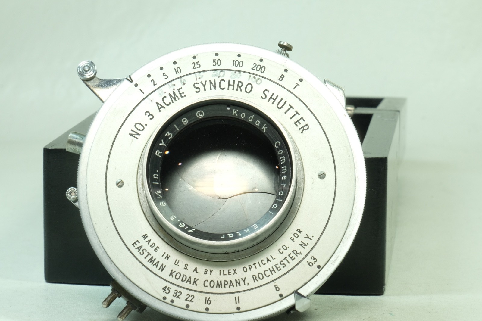 Kodak Commercial Ektar Lens 8-1/2 Inch f/6.3 WITH FLANGE Kodak Commercial Ektar Lens 8-1/2 Inch f/6.3 WITH FLANGE