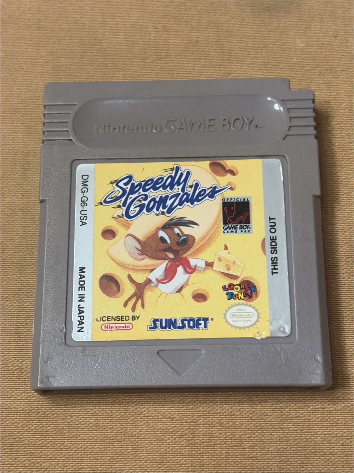 Speedy Gonzales (Nintendo Game Boy, 1993) Cartridge Only Authentic Tested Speedy Gonzales (Nintendo Game Boy, 1993) Cartridge Only Authentic Tested