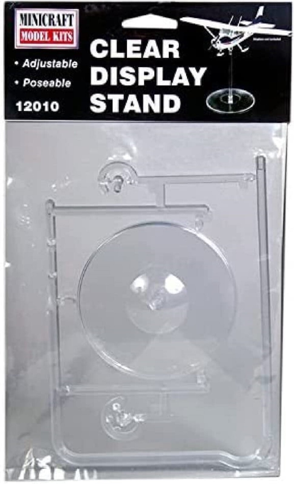 Minicraft Models Clear Display Stand Minicraft Models Clear Display Stand