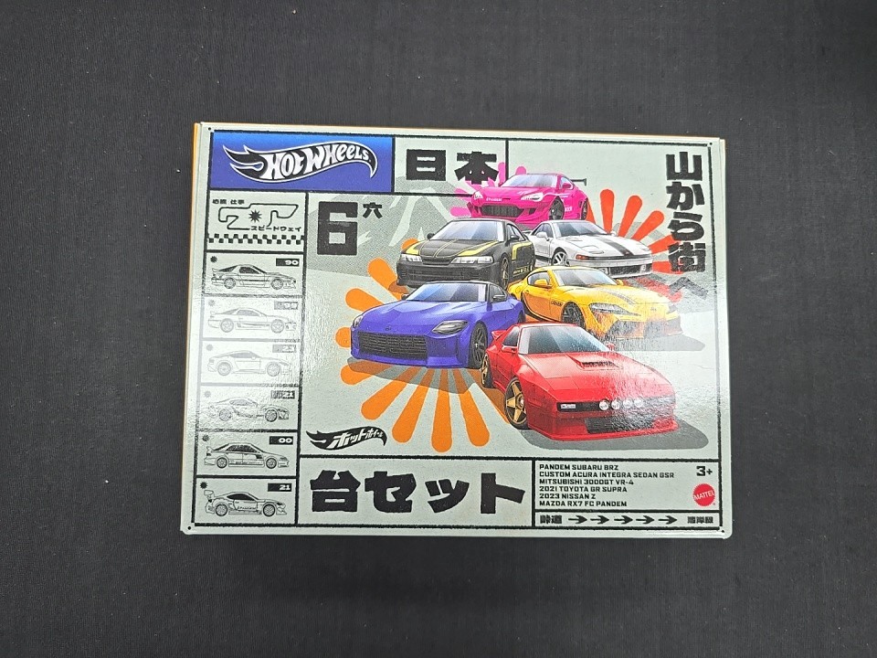 NEW - 2021 Hot Wheels Streets of Japan Car Culture 6-Piece Die-Cast Car Set NEW - 2021 Hot Wheels Streets of Japan Car Culture 6-Piece Die-Cast Car Set