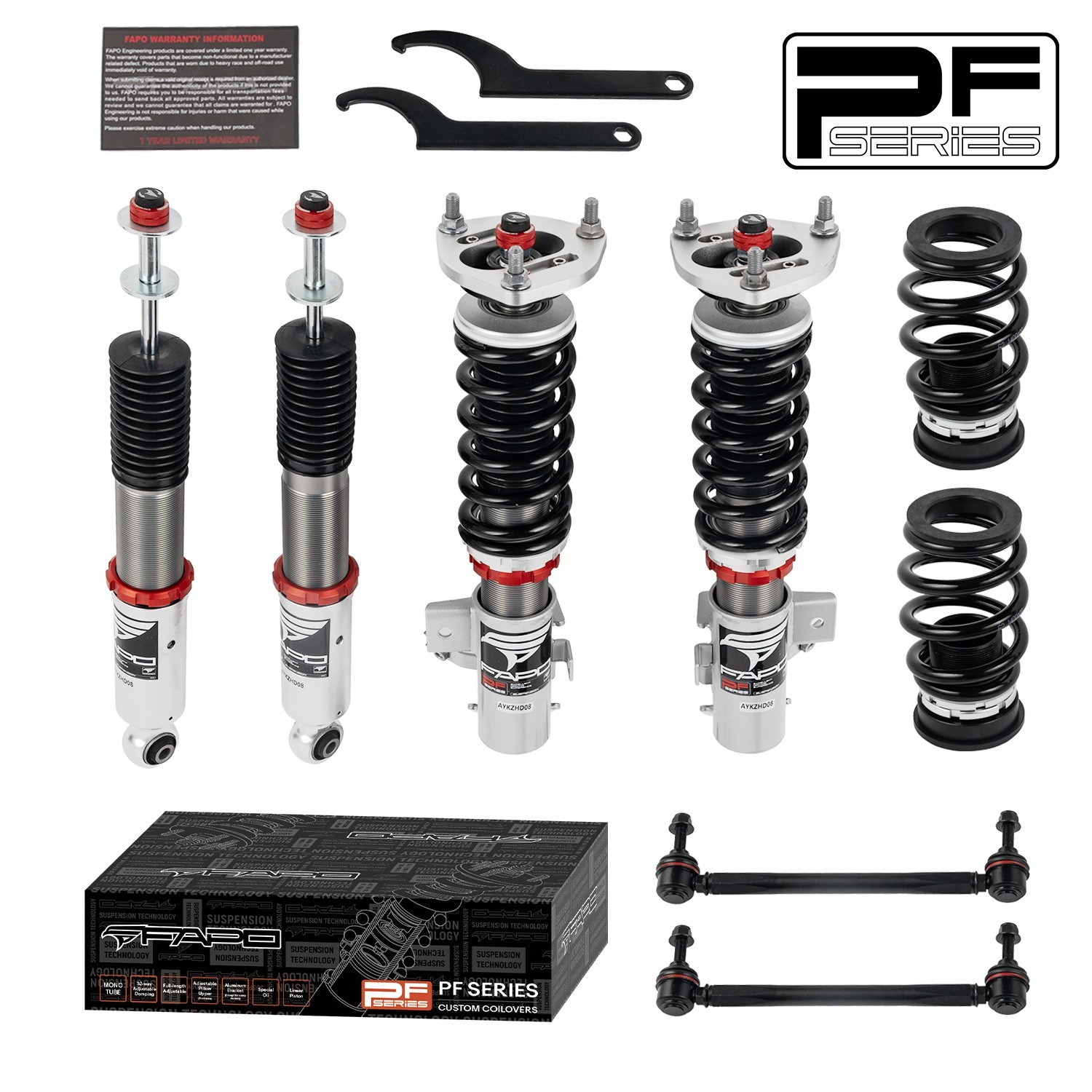 FAPO PF Coilover Suspension Lowering kit for Honda Civic 2012-2015 FB/FG SI