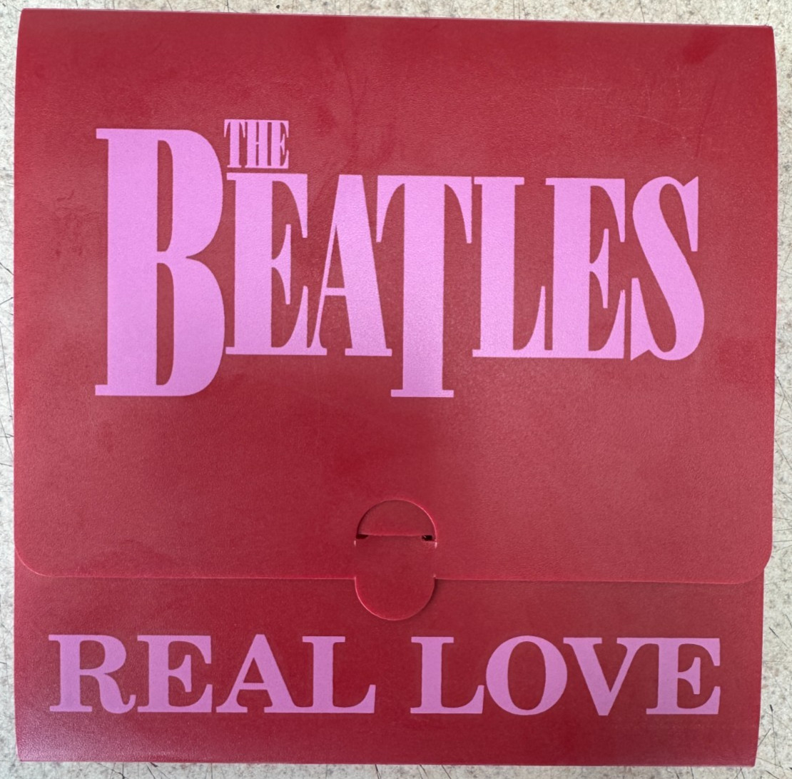 Beatles Real Love 7 Inch Vinyl Rare Box with Patch and Lennon Coin UK NEW Beatles Real Love 7 Inch Vinyl Rare Box with Patch and Lennon Coin UK NEW