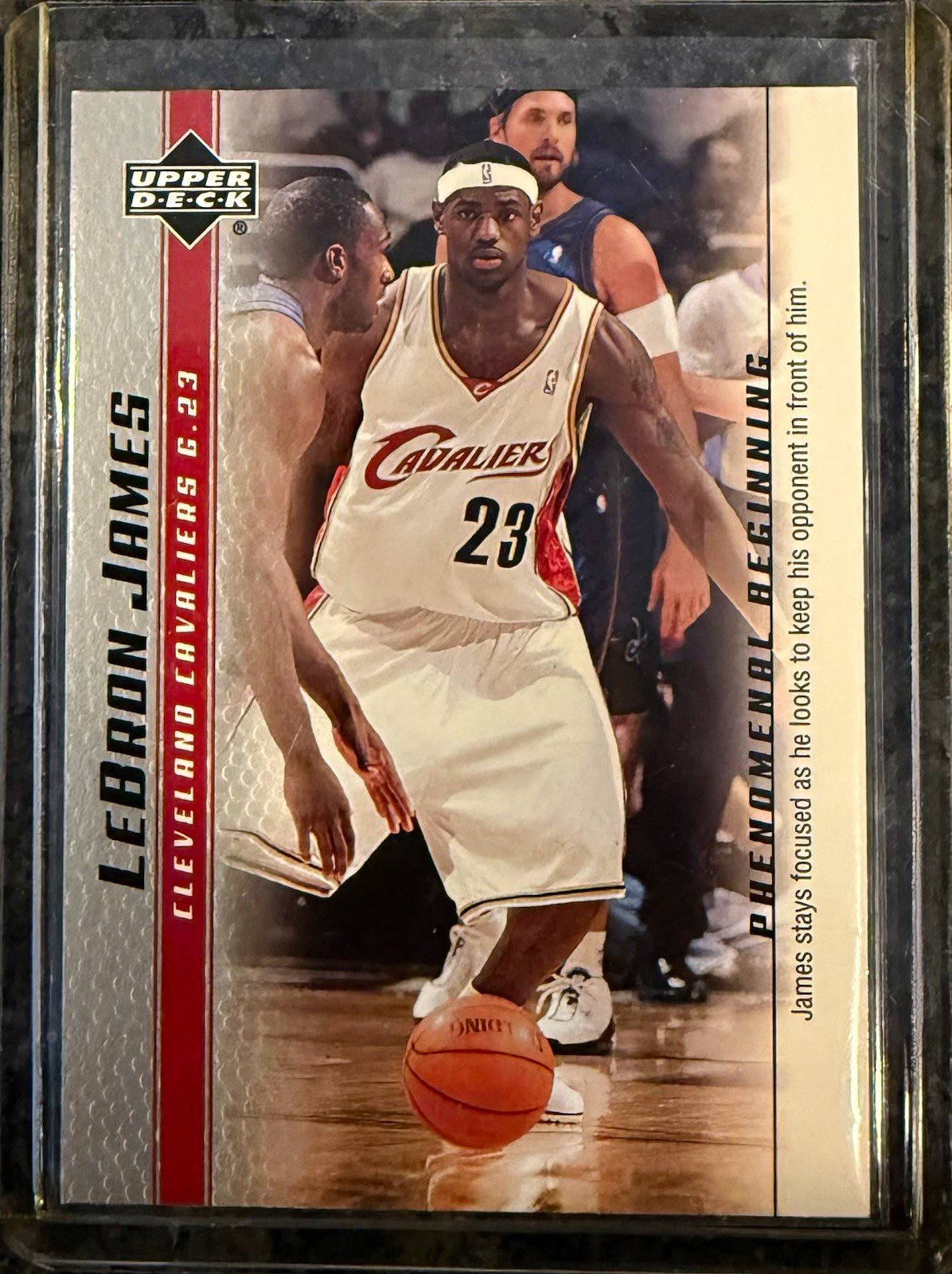 2004 Upper Deck LeBron James #14 Cleveland Cavaliers 2nd Year Card NM⁠