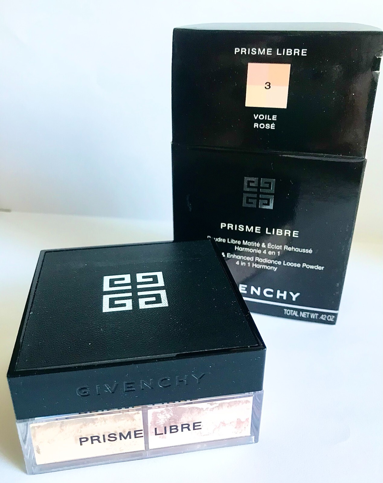 XL GIVENCHY Loose Powder PRISME Libre #3 VOILE ROSE 0.42 oz beige rosy matte XL GIVENCHY Loose Powder PRISME Libre #3 VOILE ROSE 0.42 oz beige rosy matte