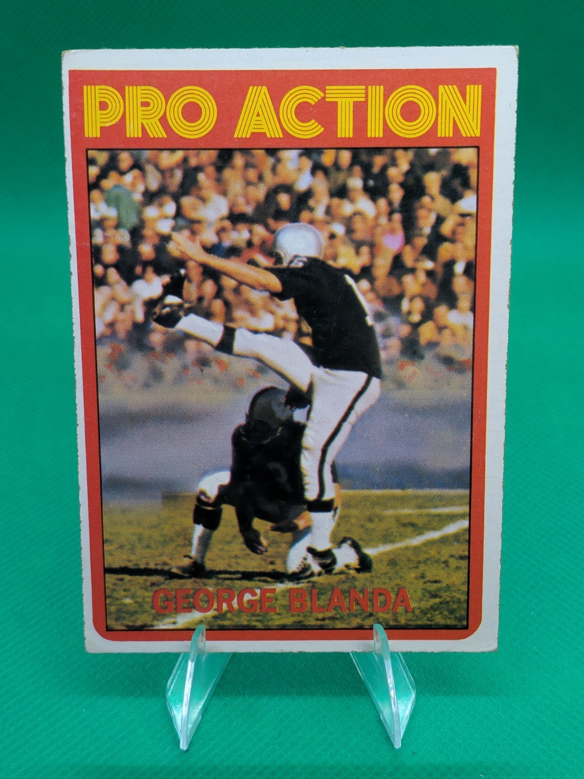 1972 Topps (High #) George Blanda #348 - Oakland Raiders  *EX-NM*