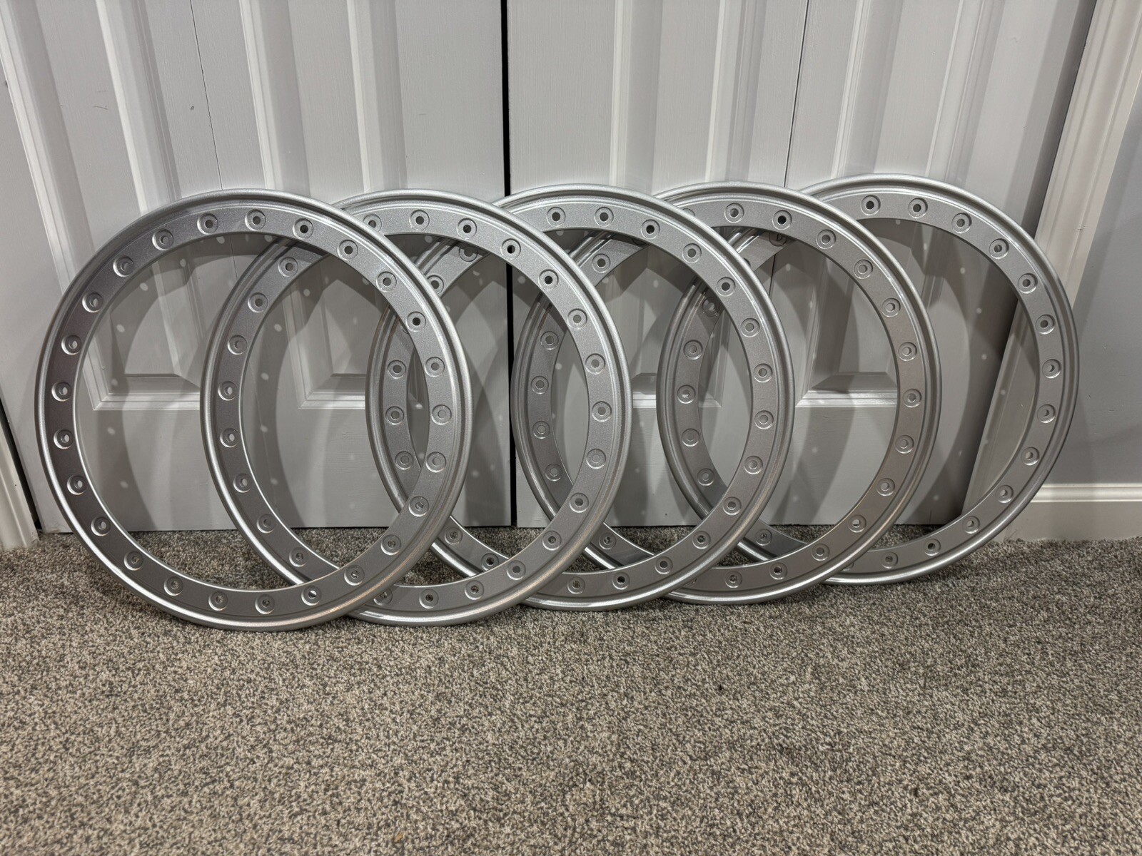 2007-24 JEEP WRANGLER JL JK 17” SIMULATED BEAUTY RING MOPAR 68362086AA RARE