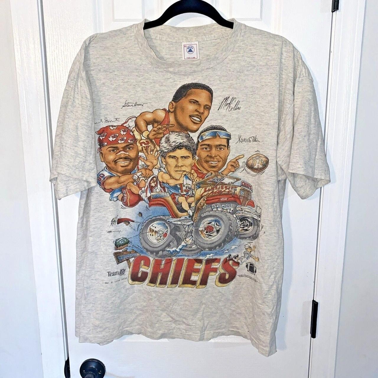 Vintage 1994 Kansas City Chiefs To The Super-Bowl T-Shirt reprint VK17307