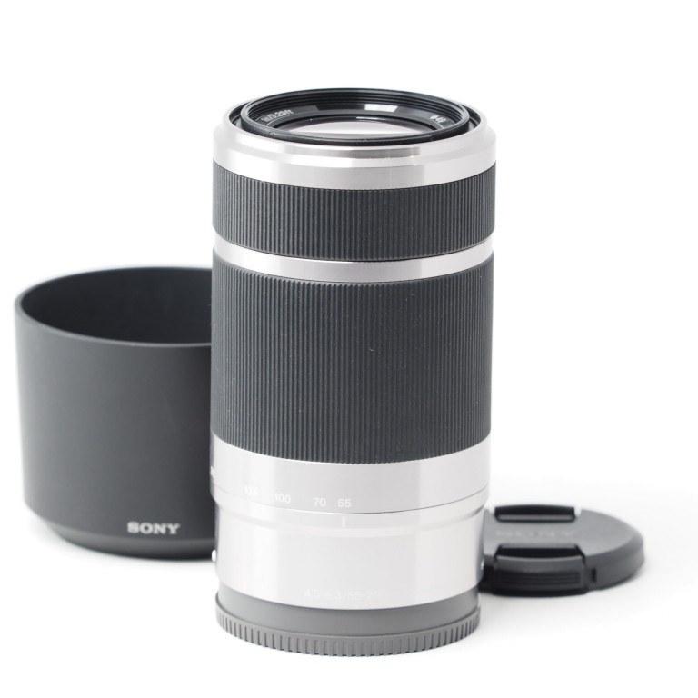 Sony E 55-210mm F/4.5-6.3 OSS Silver SEL55210 (Sony E-mount) [Good] US Stock