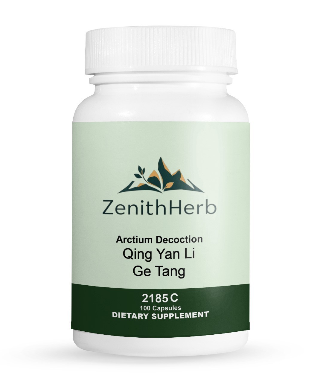 ZenithHerb Qing Yan Li Ge Tang, Arctium Decoction, 200 Count Capsules