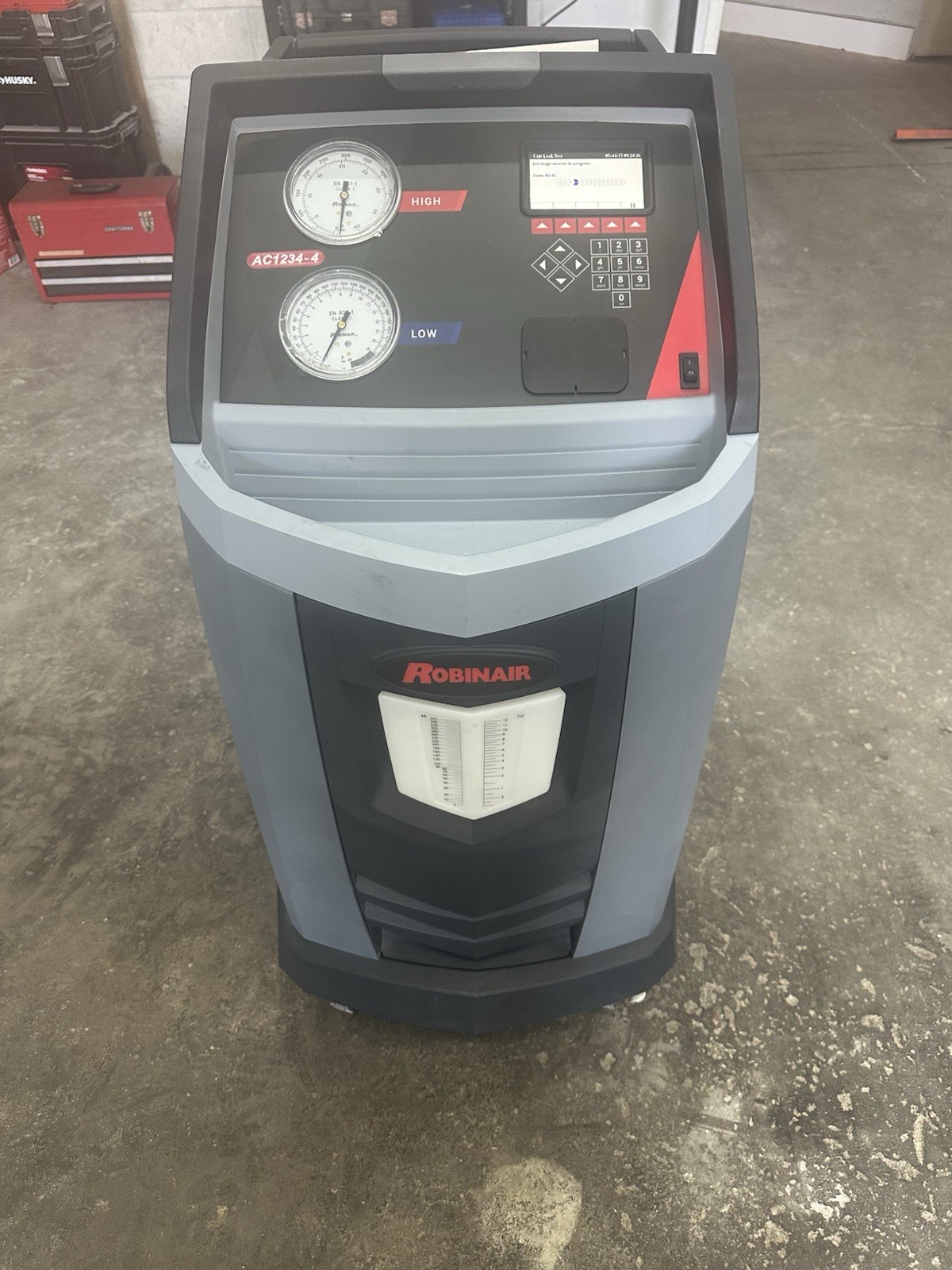 Robinair AC1234-4 R-1234yf Fully Automatic Recover Recycle Recharge Machine
