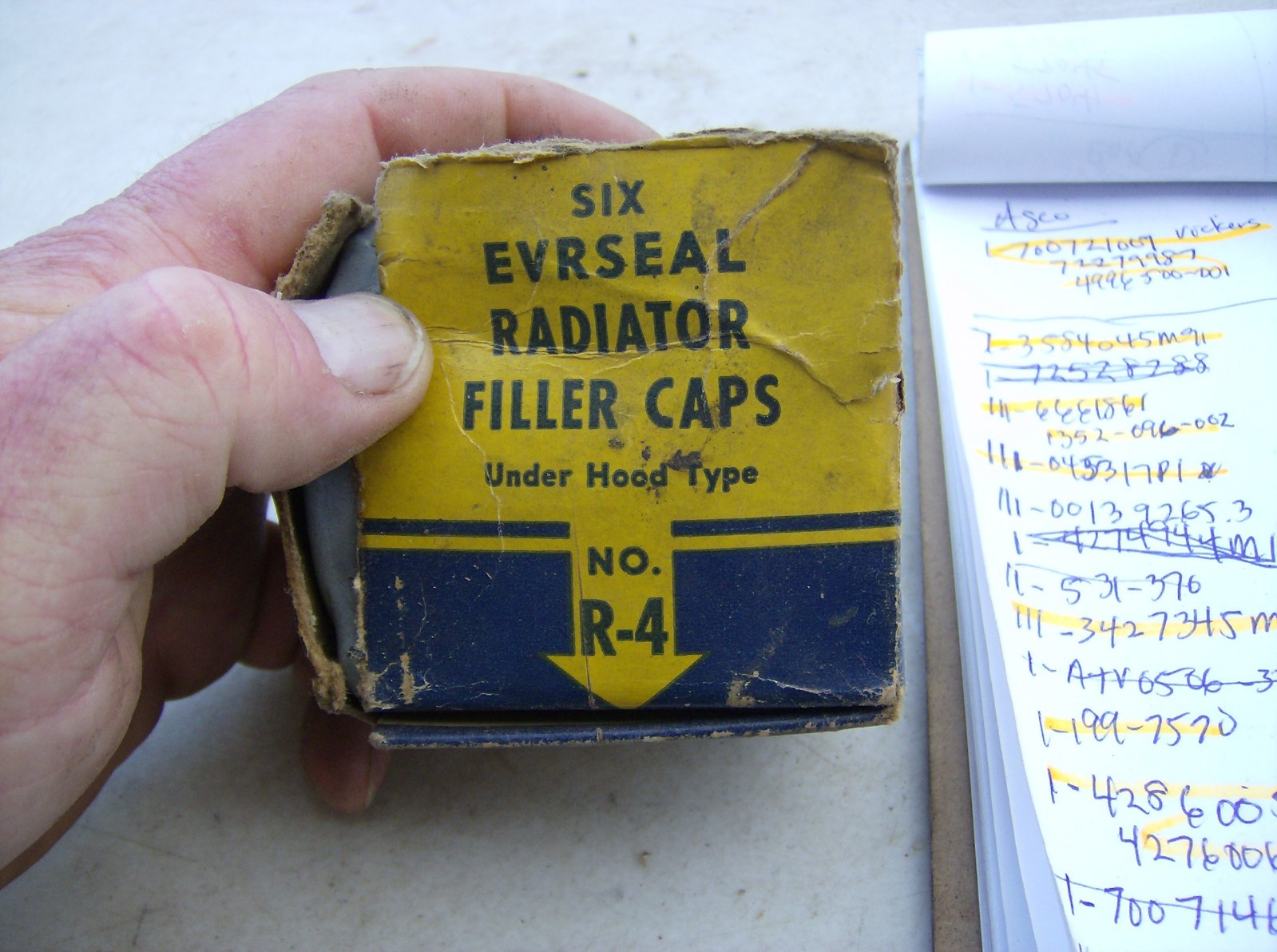 EVRSEAL RADIATOR CAP R-4 WILLYS MERCURY FORD