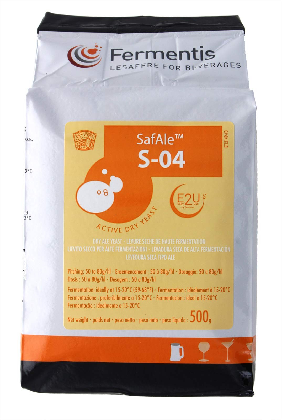 Fermentis Safale S-04 500g Yeast for Brewing Noodles and Fermentation