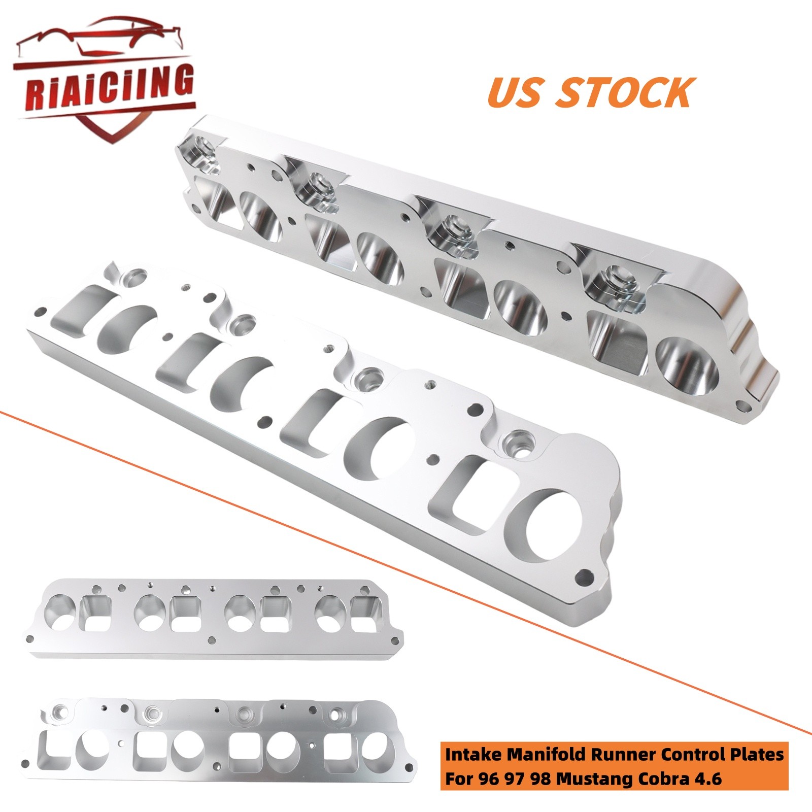 For 1996-1998 Mustang Cobra 4.6L V8 Intake Manifold Runner Control Delete Plates