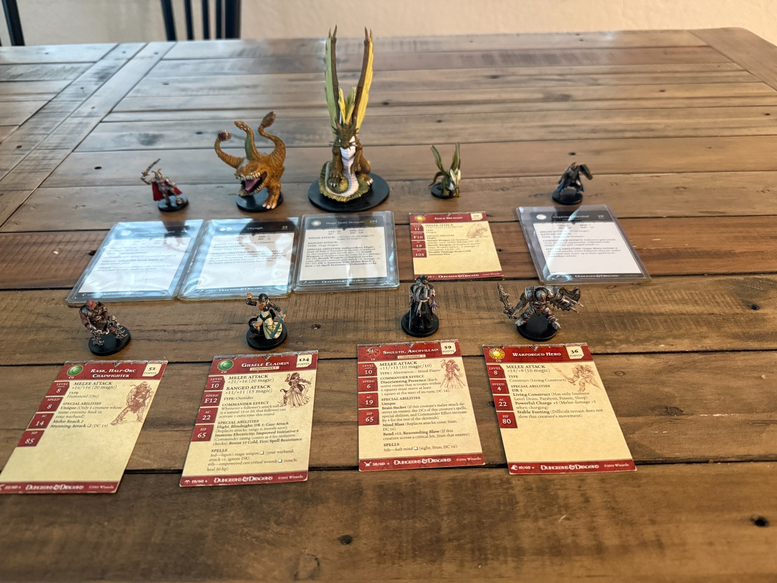 D&D Miniatures Rare Lot Cards Huge Gold Dragon Harbinger Giants of Legend D&D Miniatures Rare Lot Cards Huge Gold Dragon Harbinger Giants of Legend