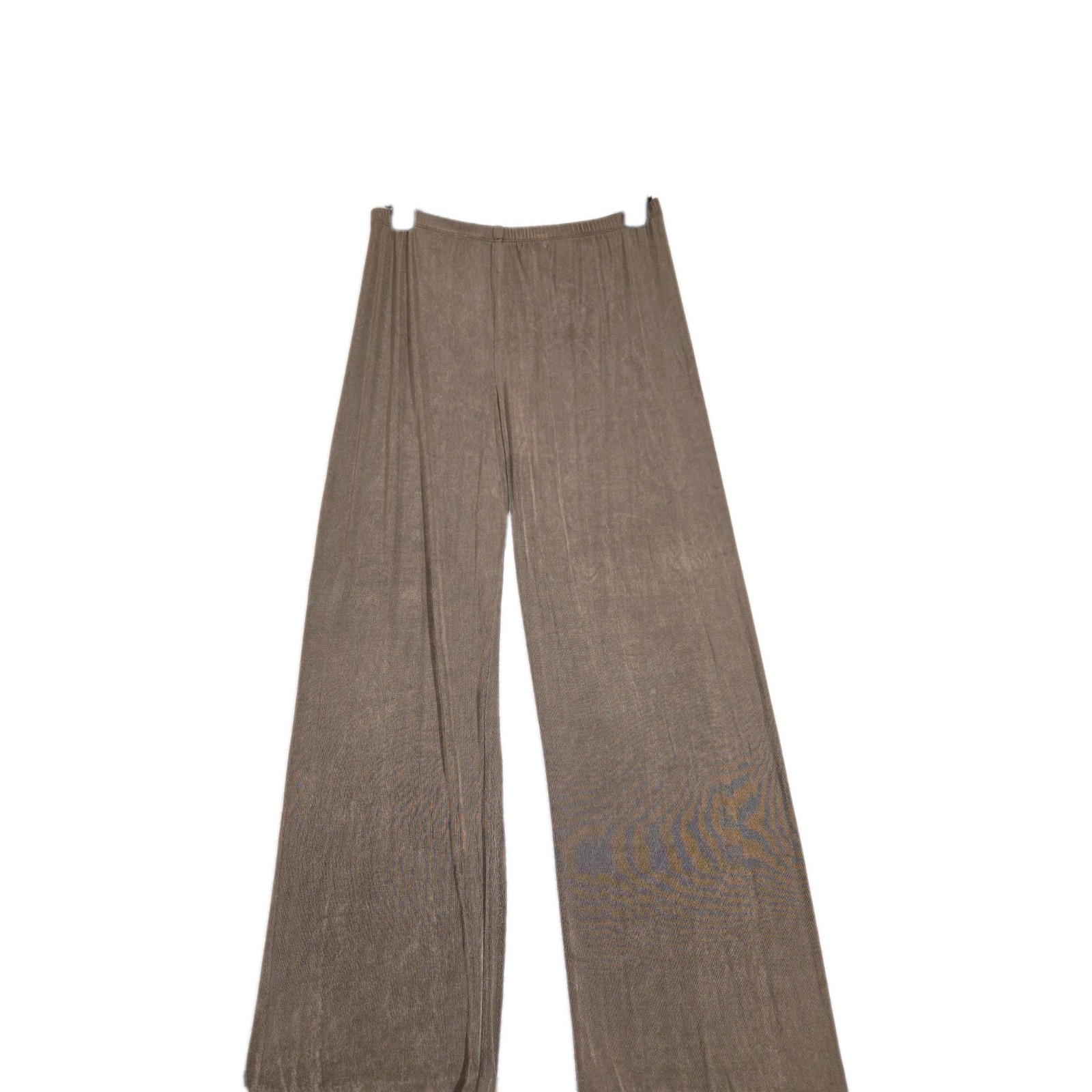 Chicos Travelers Pants Womens Size 1 Brown Packable Slinky Knit US Small 8