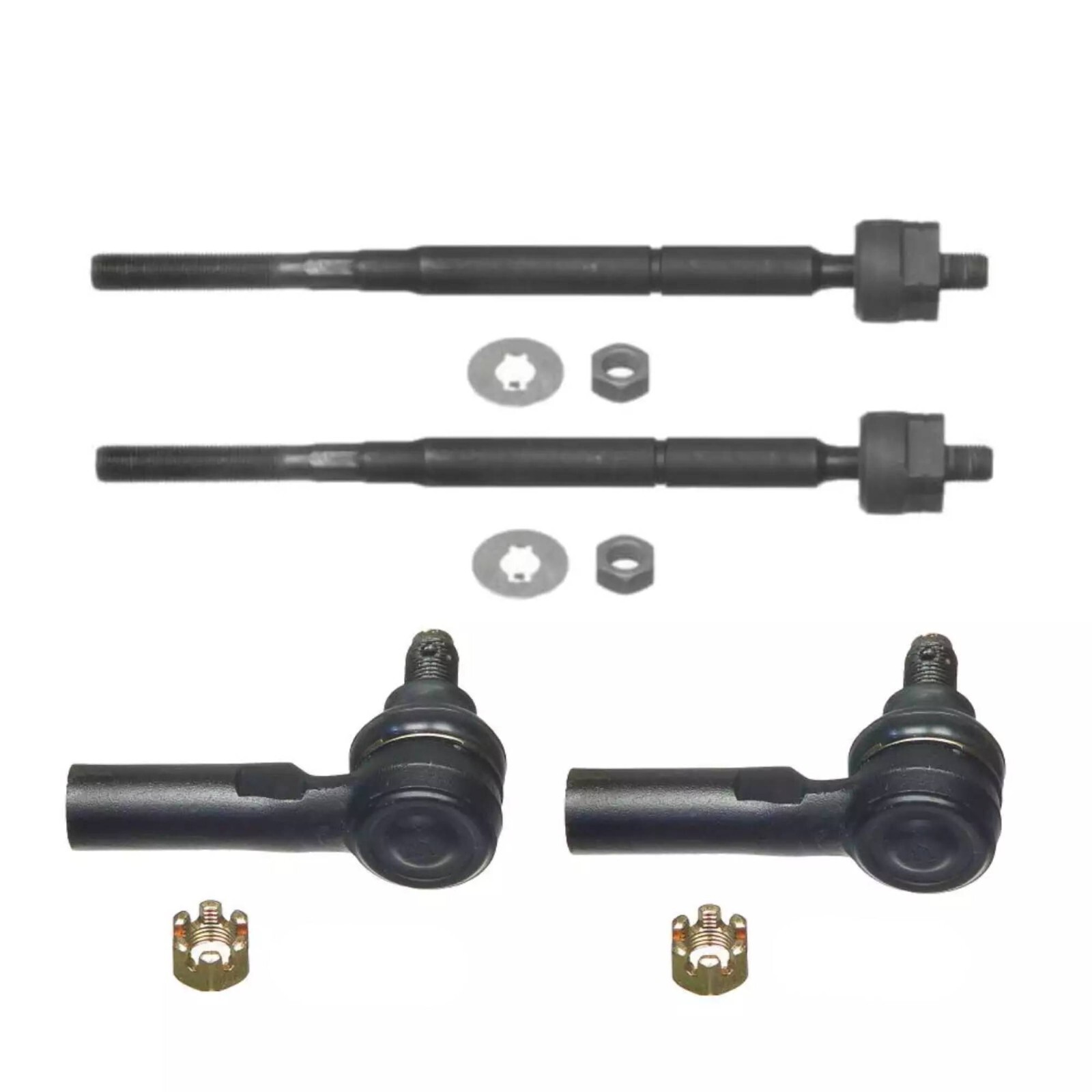 4 Pc Front Left Driver Right Passenger Inner Outer Tie Rod Ends Toyota T100 2Wd