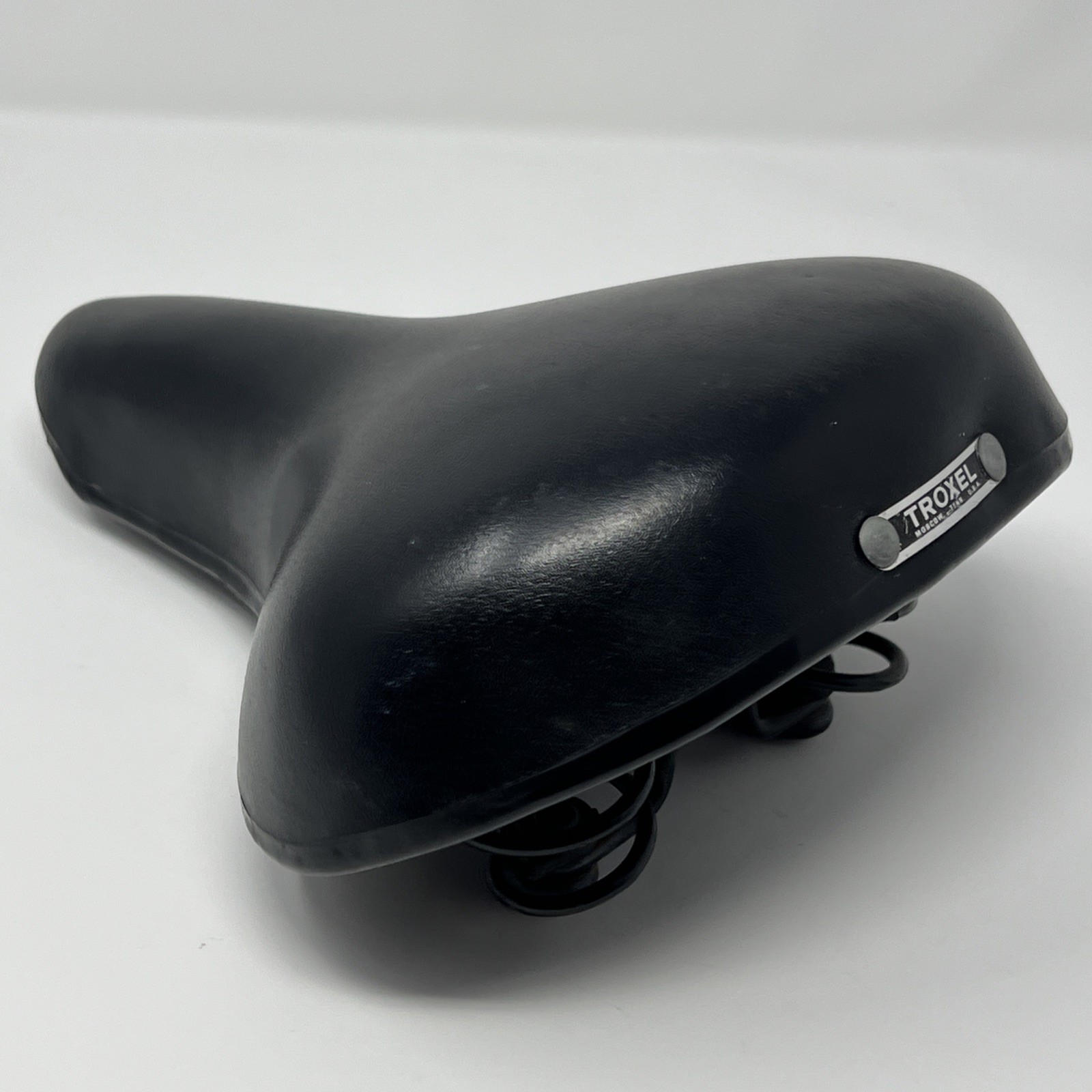 Vintage Troxel Bicycle Spring Seat USA Black Vintage Troxel Bicycle Spring Seat USA Black