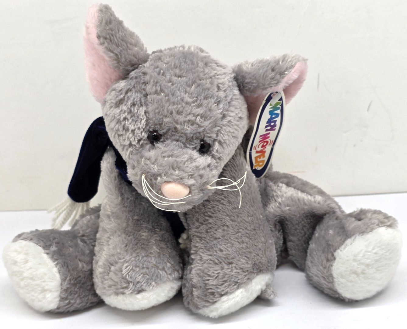 Vintage 2001 Mary Meyer Flip Flops Gray Merry Mouse Beanbag Plush Scarf W/ Tag Vintage 2001 Mary Meyer Flip Flops Gray Merry Mouse Beanbag Plush Scarf W/ Tag